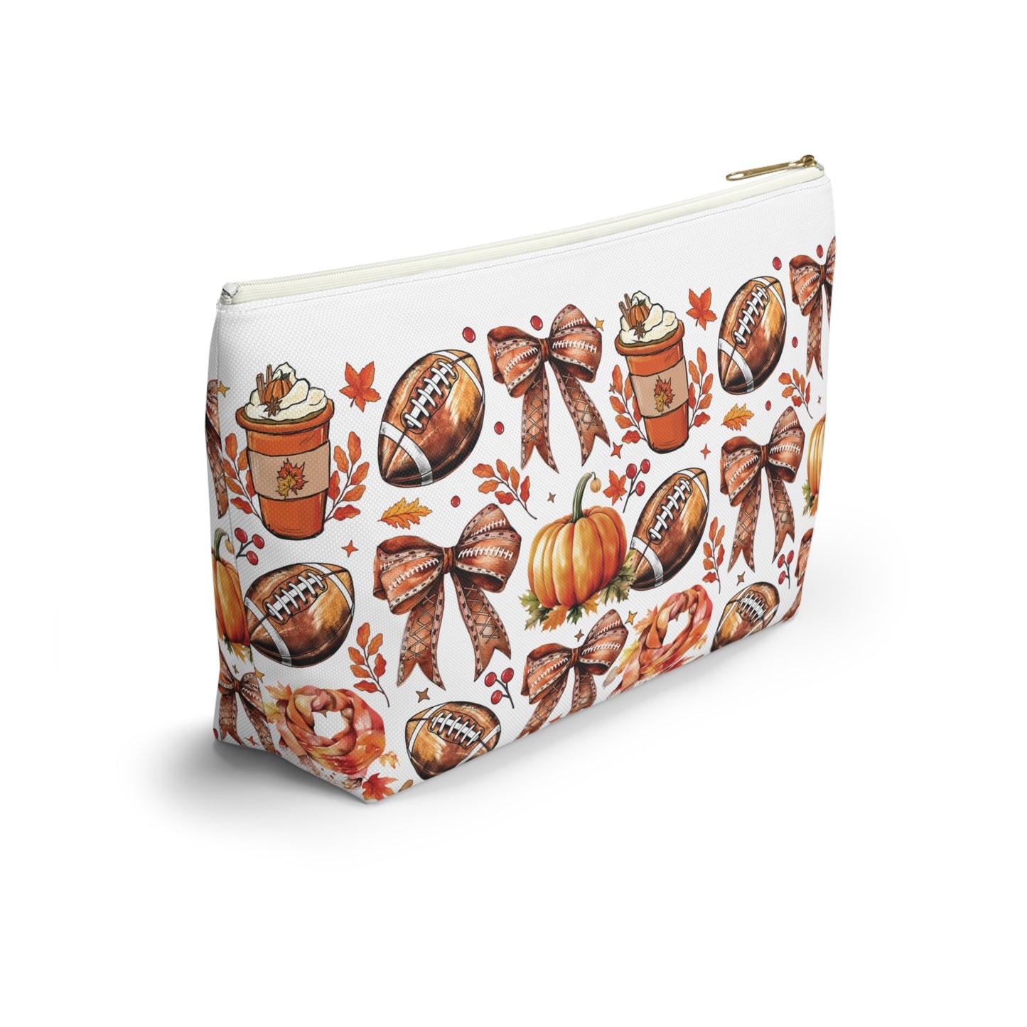 Football and bows, Accessory Pouch w T-bottoms