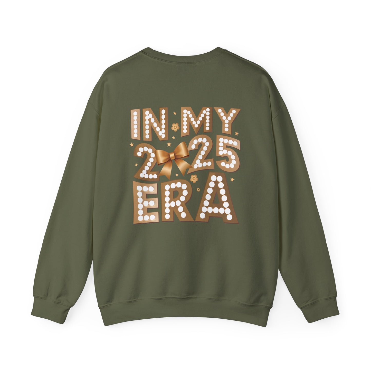 In 2025 era, Unisex Heavy Blend™ Crewneck Sweatshirt (sleeve design)