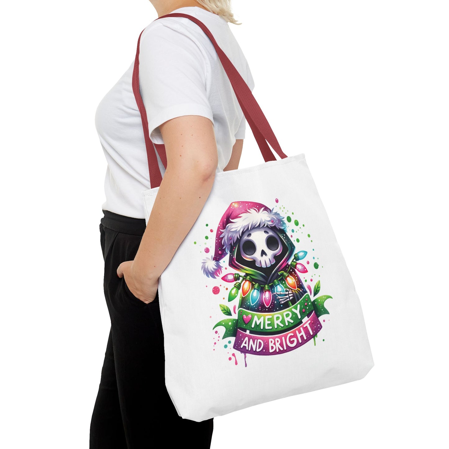 Merry and bright, Tote Bag (AOP)