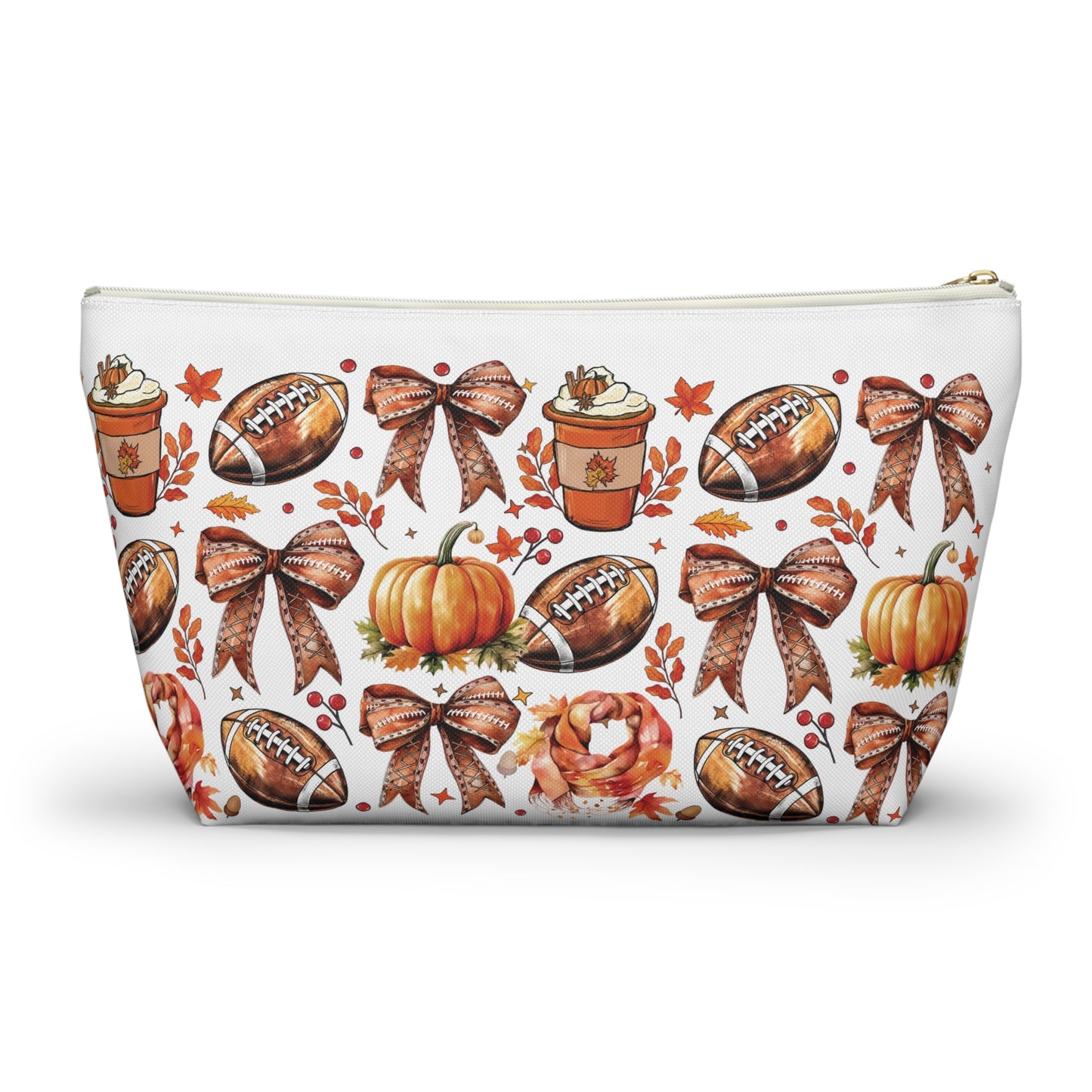 Football and bows, Accessory Pouch w T-bottoms
