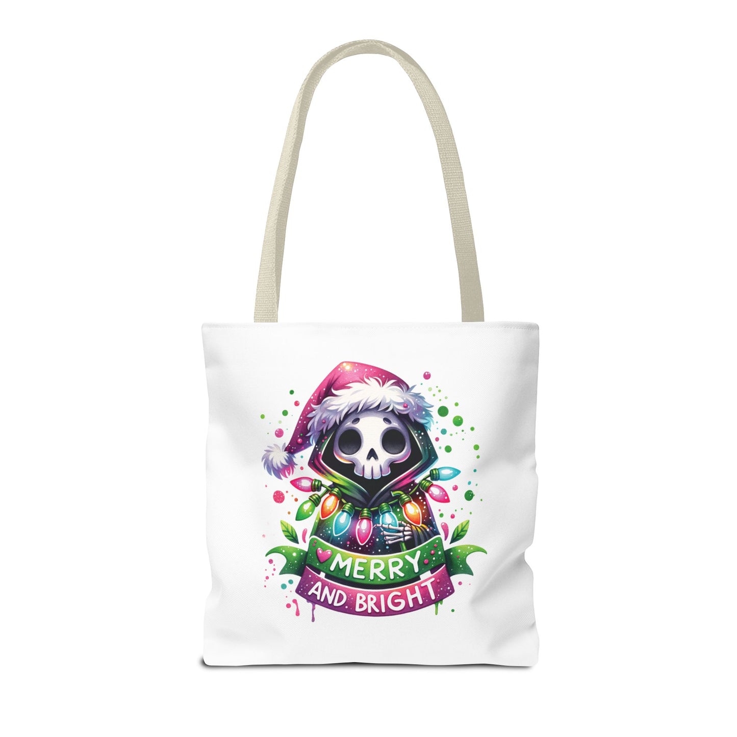 Merry and bright, Tote Bag (AOP)