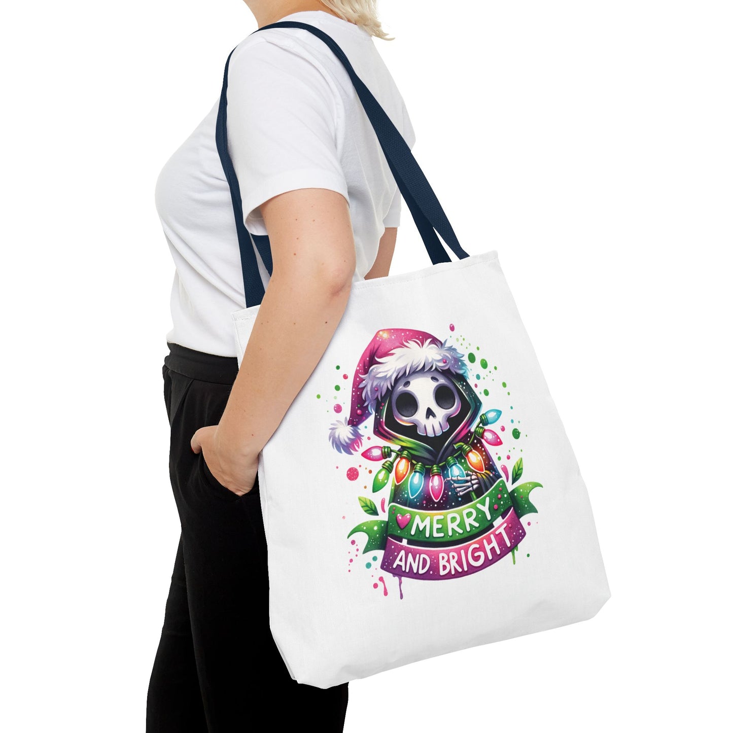 Merry and bright, Tote Bag (AOP)