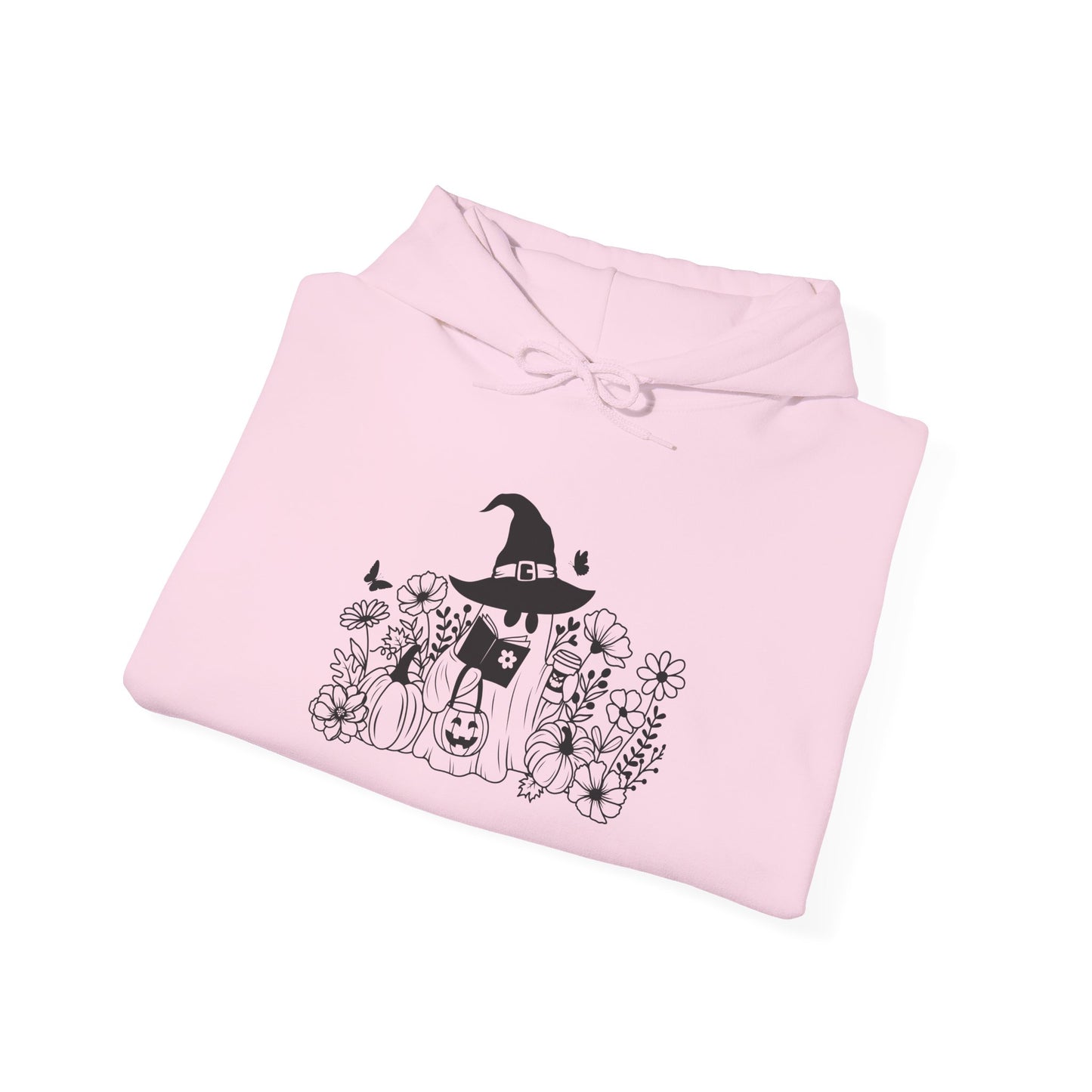 Cozy boo reader , Unisex Heavy Blend™ Hooded Sweatshirt (no side arm design)