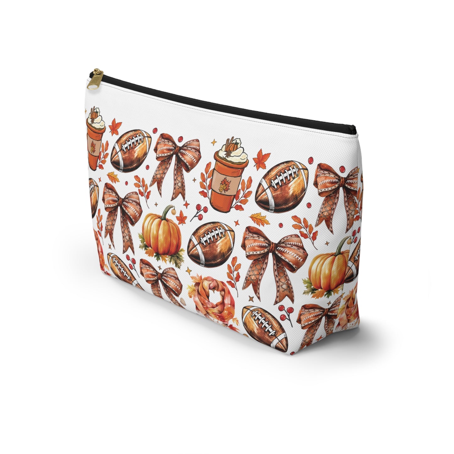Football and bows, Accessory Pouch w T-bottoms