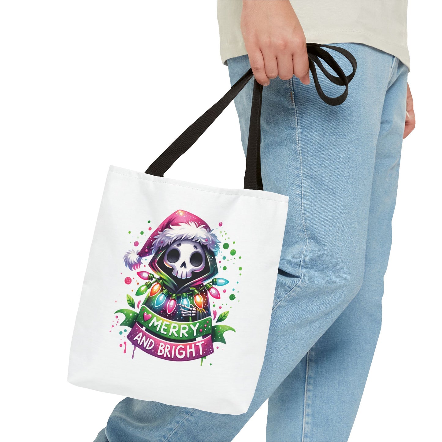 Merry and bright, Tote Bag (AOP)