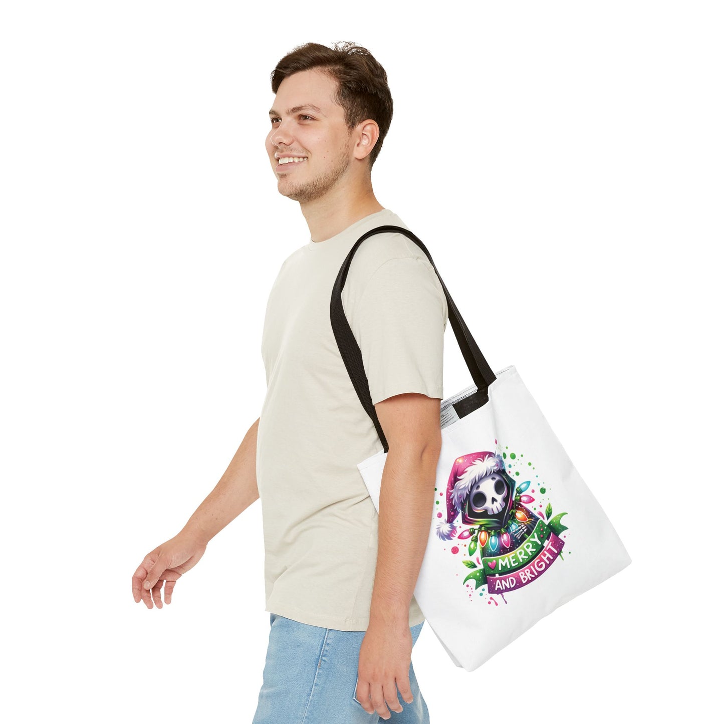Merry and bright, Tote Bag (AOP)