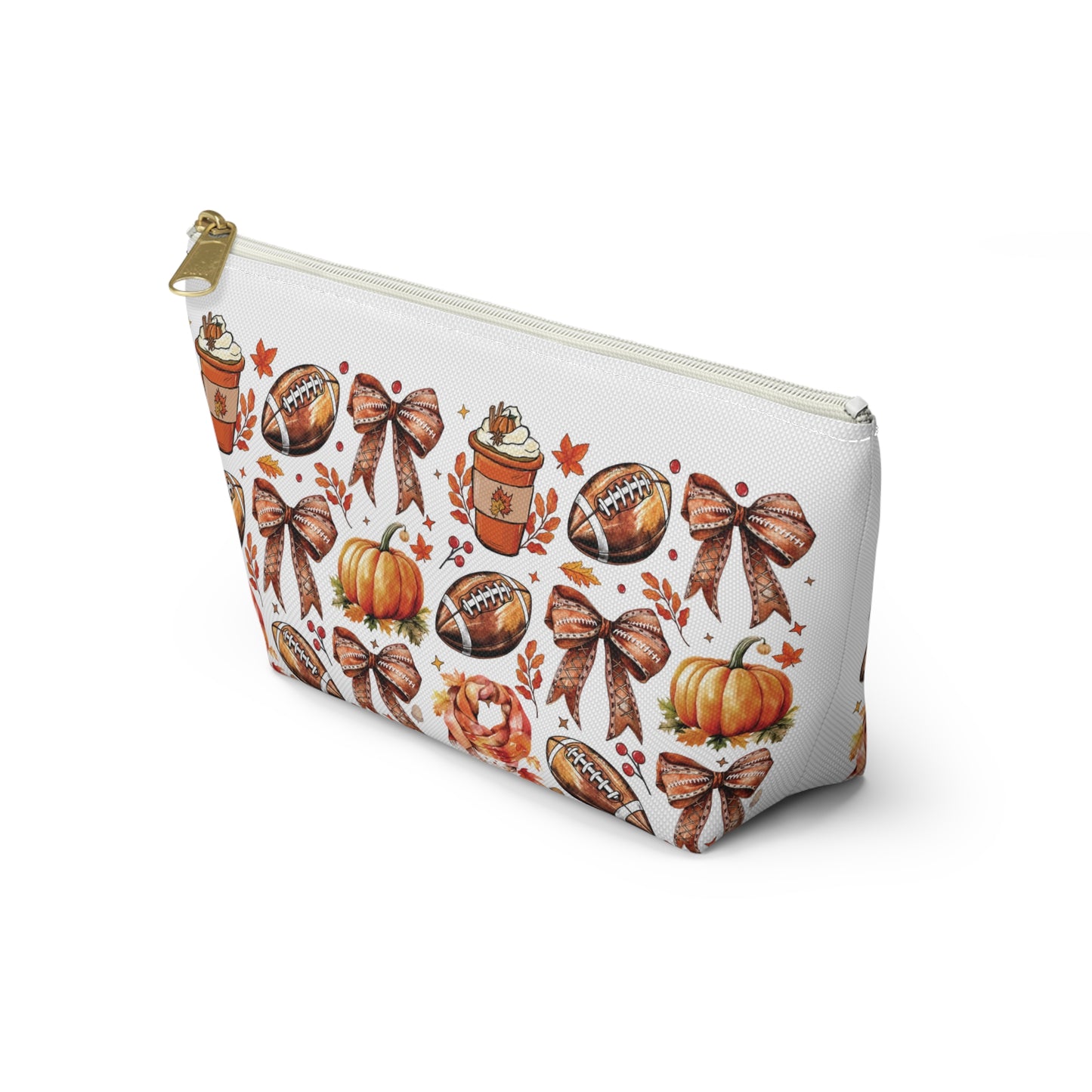 Football and bows, Accessory Pouch w T-bottoms
