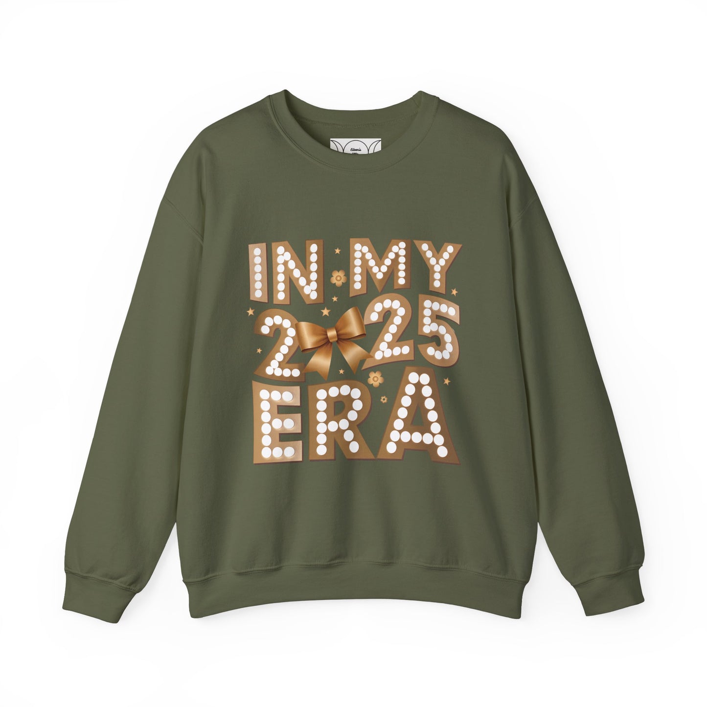 In 2025 era, Unisex Heavy Blend™ Crewneck Sweatshirt (sleeve design)