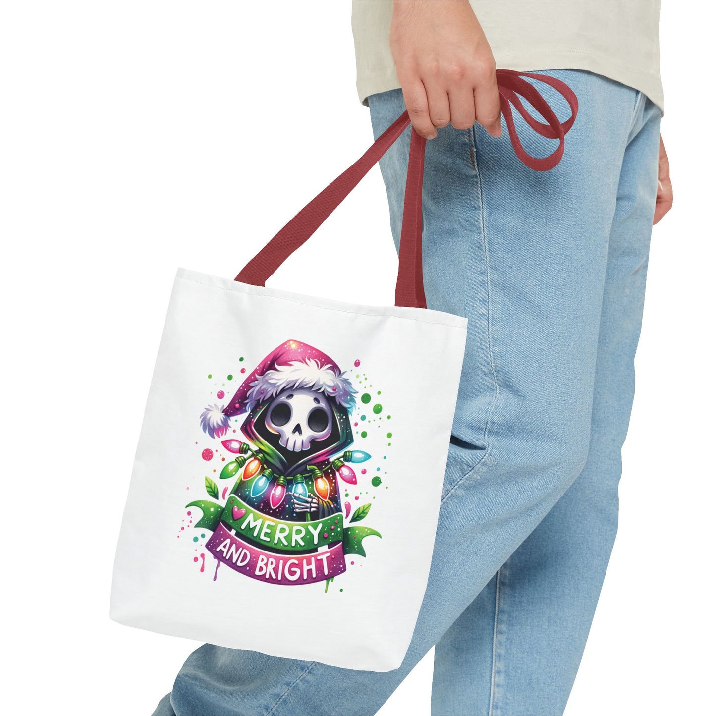 Merry and bright, Tote Bag (AOP)