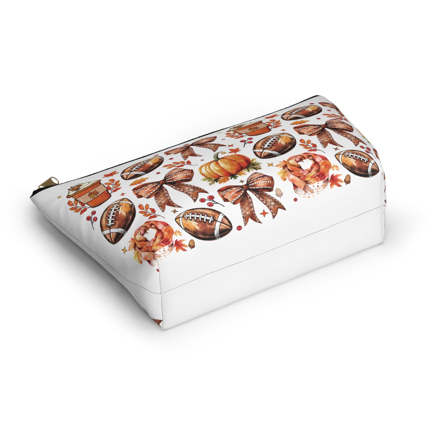 Football and bows, Accessory Pouch w T-bottoms