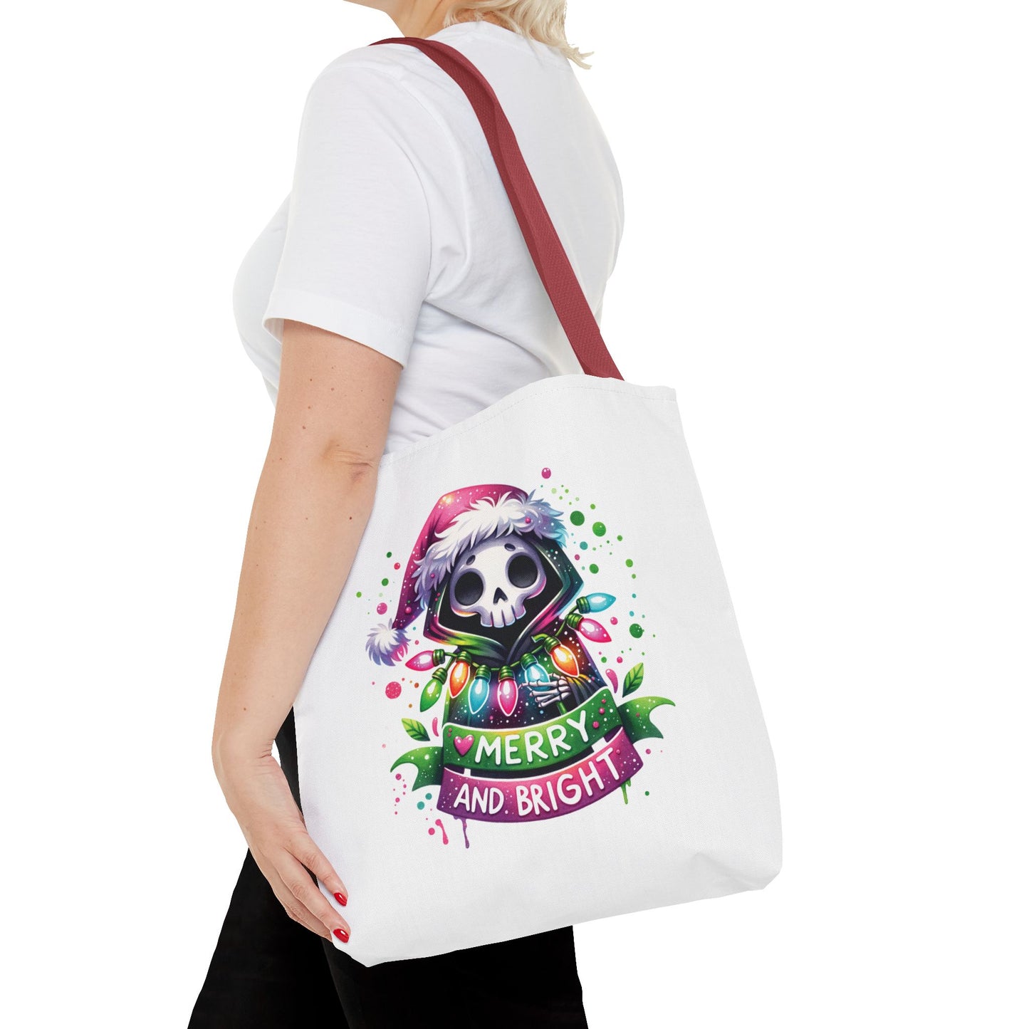 Merry and bright, Tote Bag (AOP)