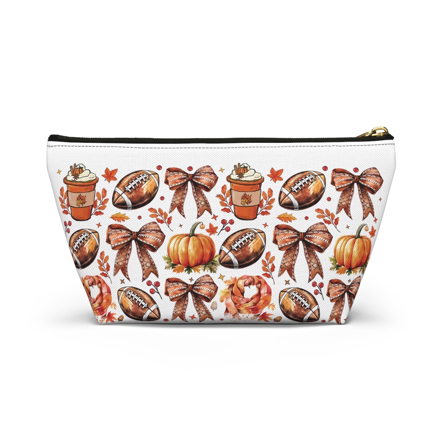 Football and bows, Accessory Pouch w T-bottoms