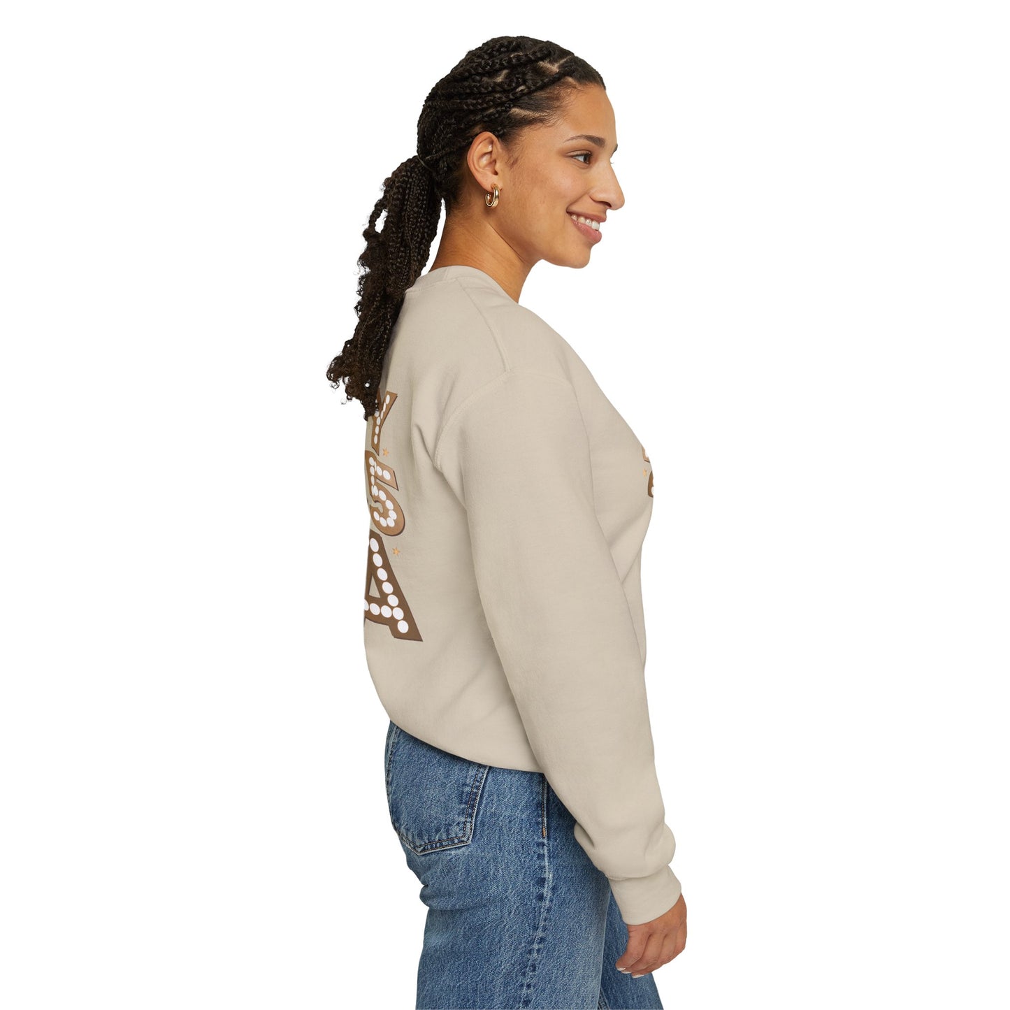 In 2025 era, Unisex Heavy Blend™ Crewneck Sweatshirt (sleeve design)