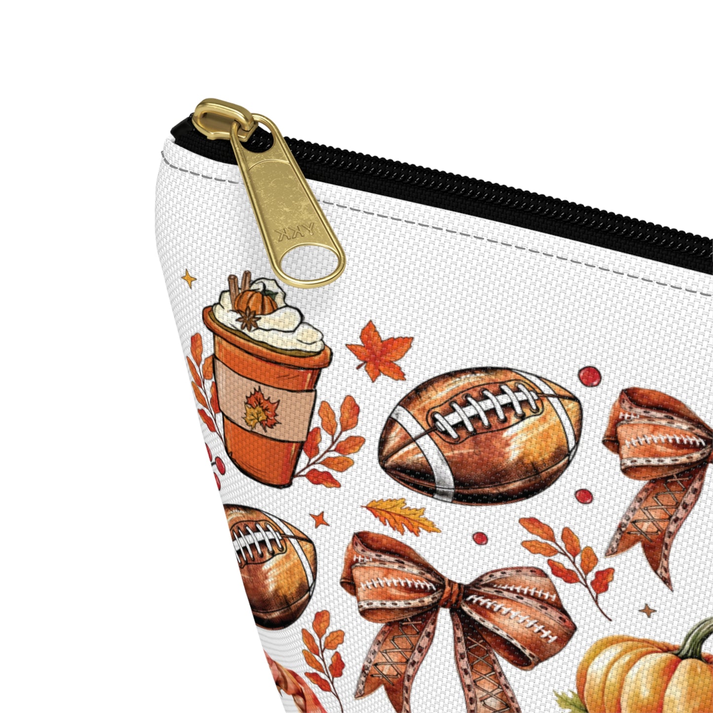 Football and bows, Accessory Pouch w T-bottoms
