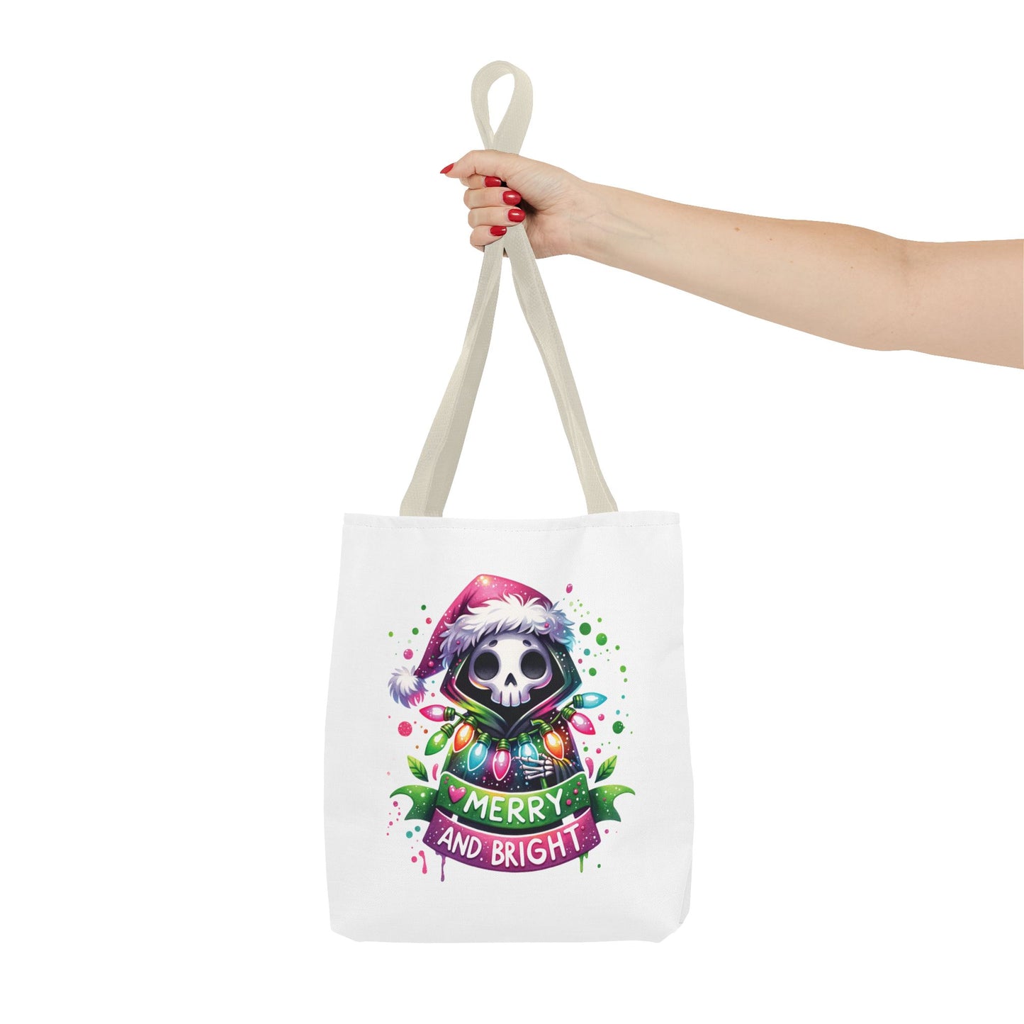 Merry and bright, Tote Bag (AOP)