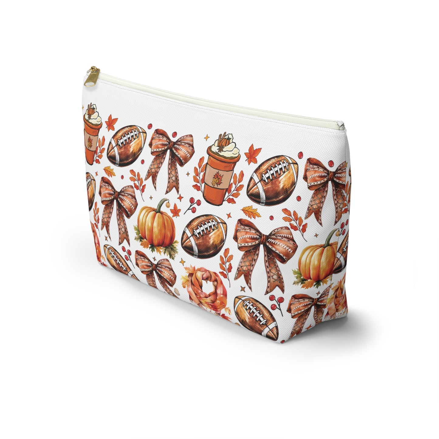 Football and bows, Accessory Pouch w T-bottoms