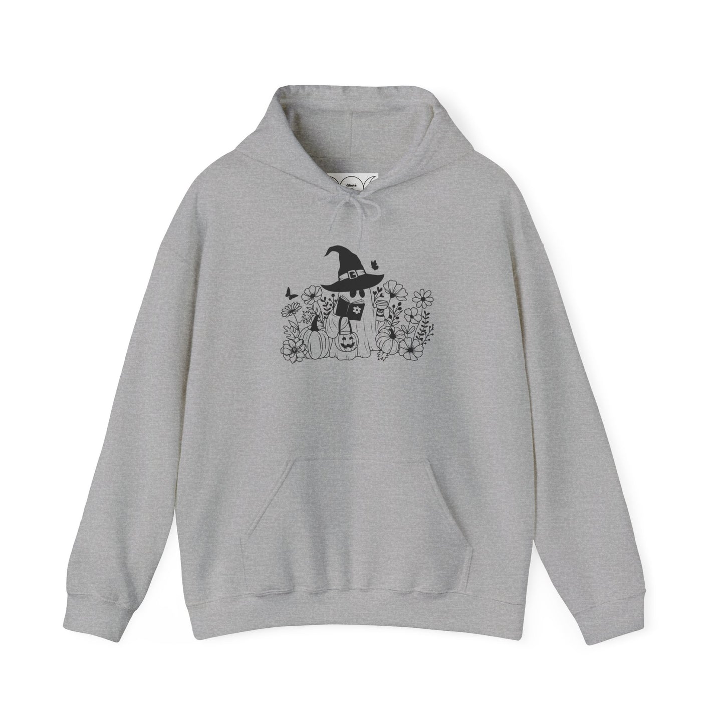 Cozy boo reader , Unisex Heavy Blend™ Hooded Sweatshirt (no side arm design)