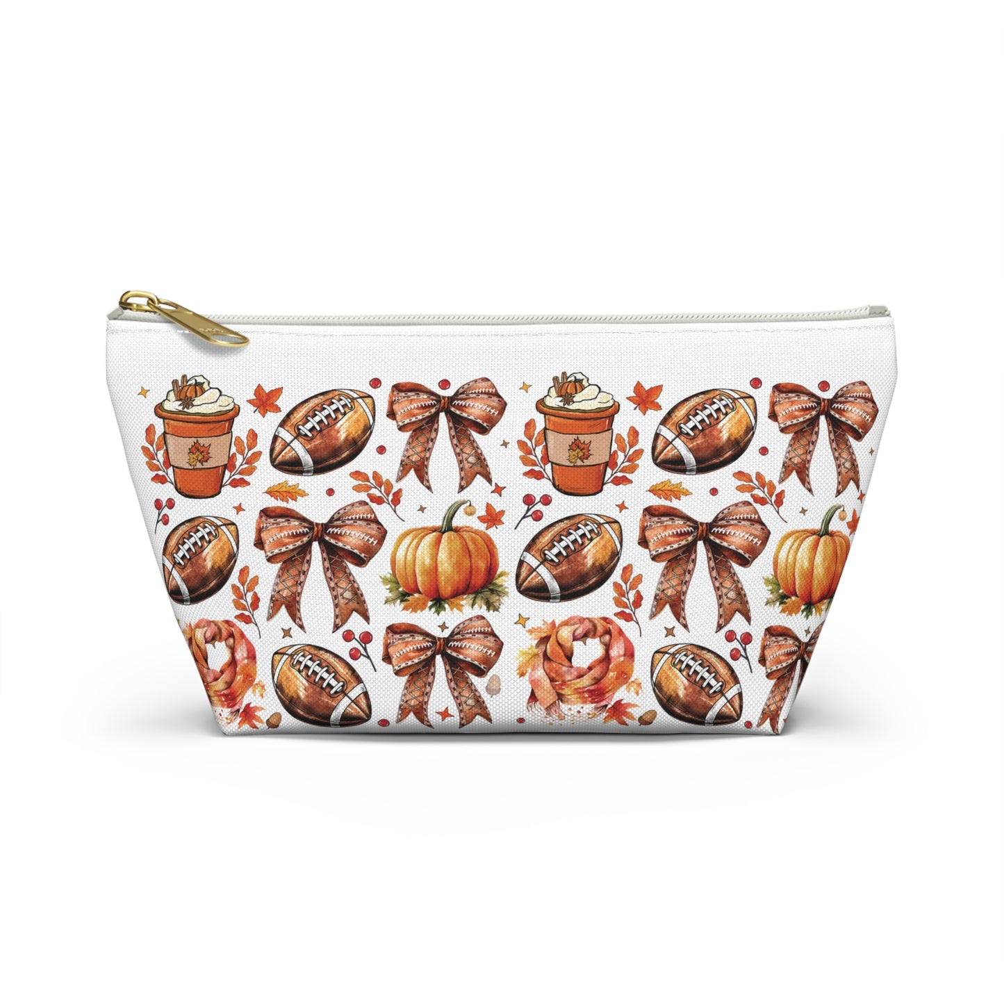 Football and bows, Accessory Pouch w T-bottoms