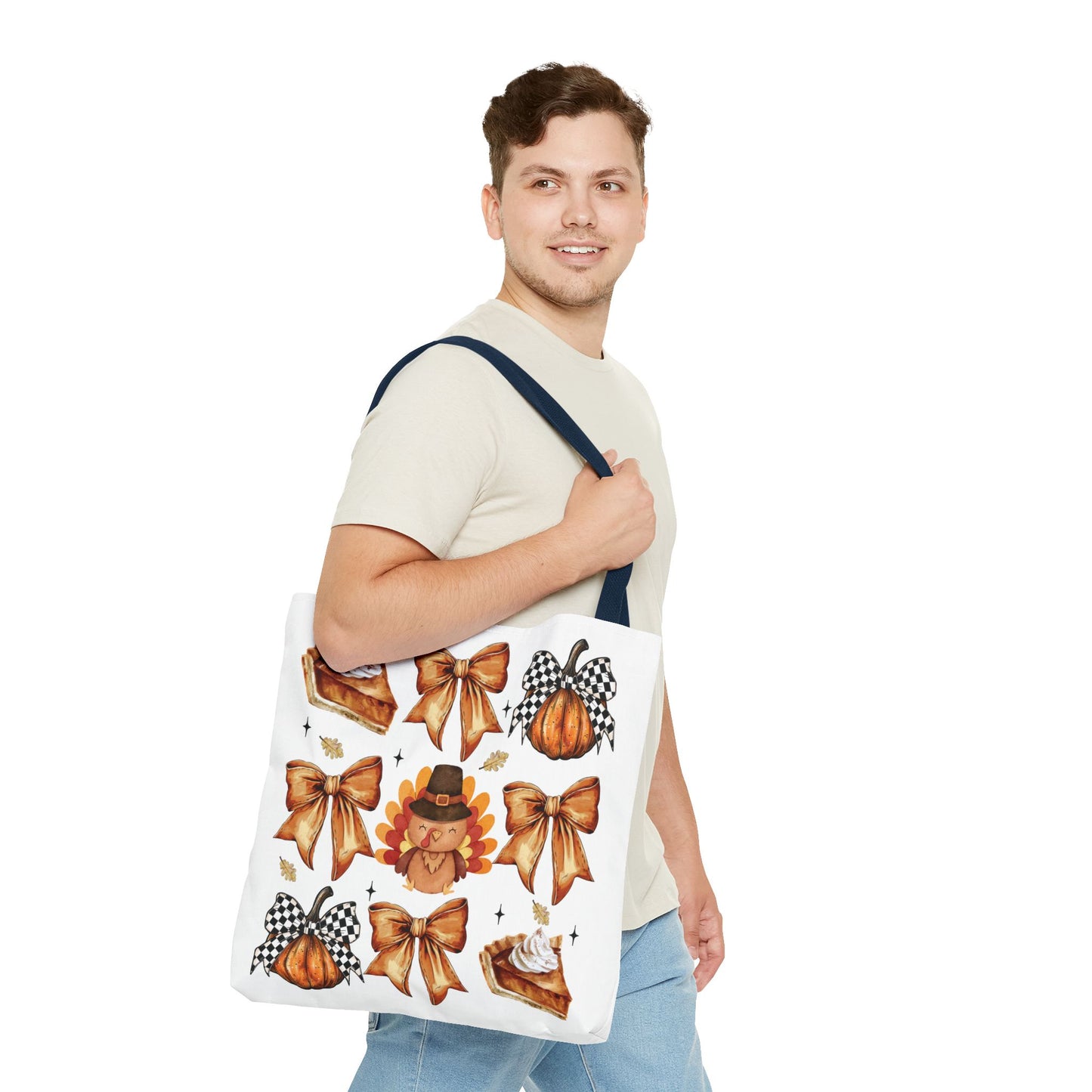 Thanksgiving and bows, Tote Bag (AOP)