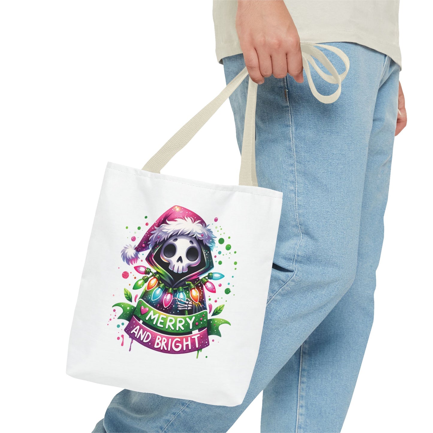 Merry and bright, Tote Bag (AOP)