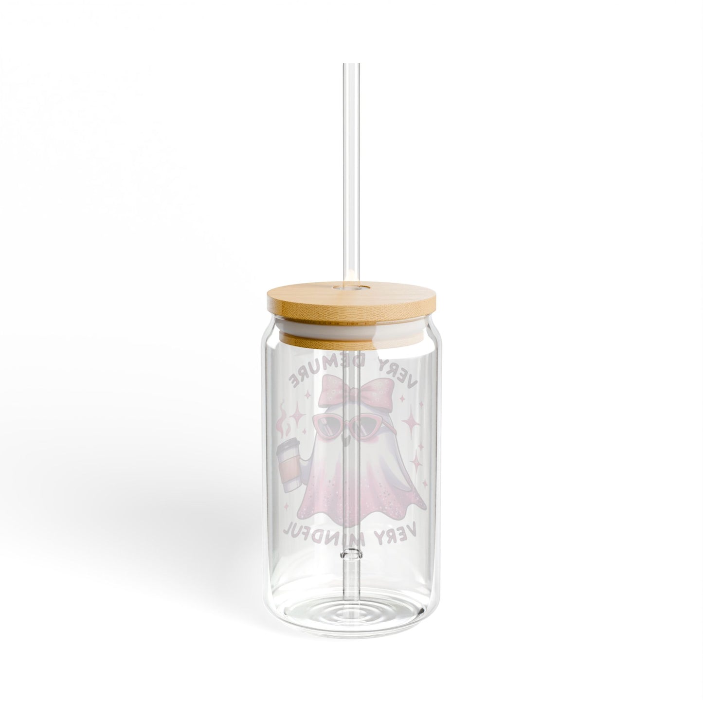 Very demure , Sipper Glass, 16oz