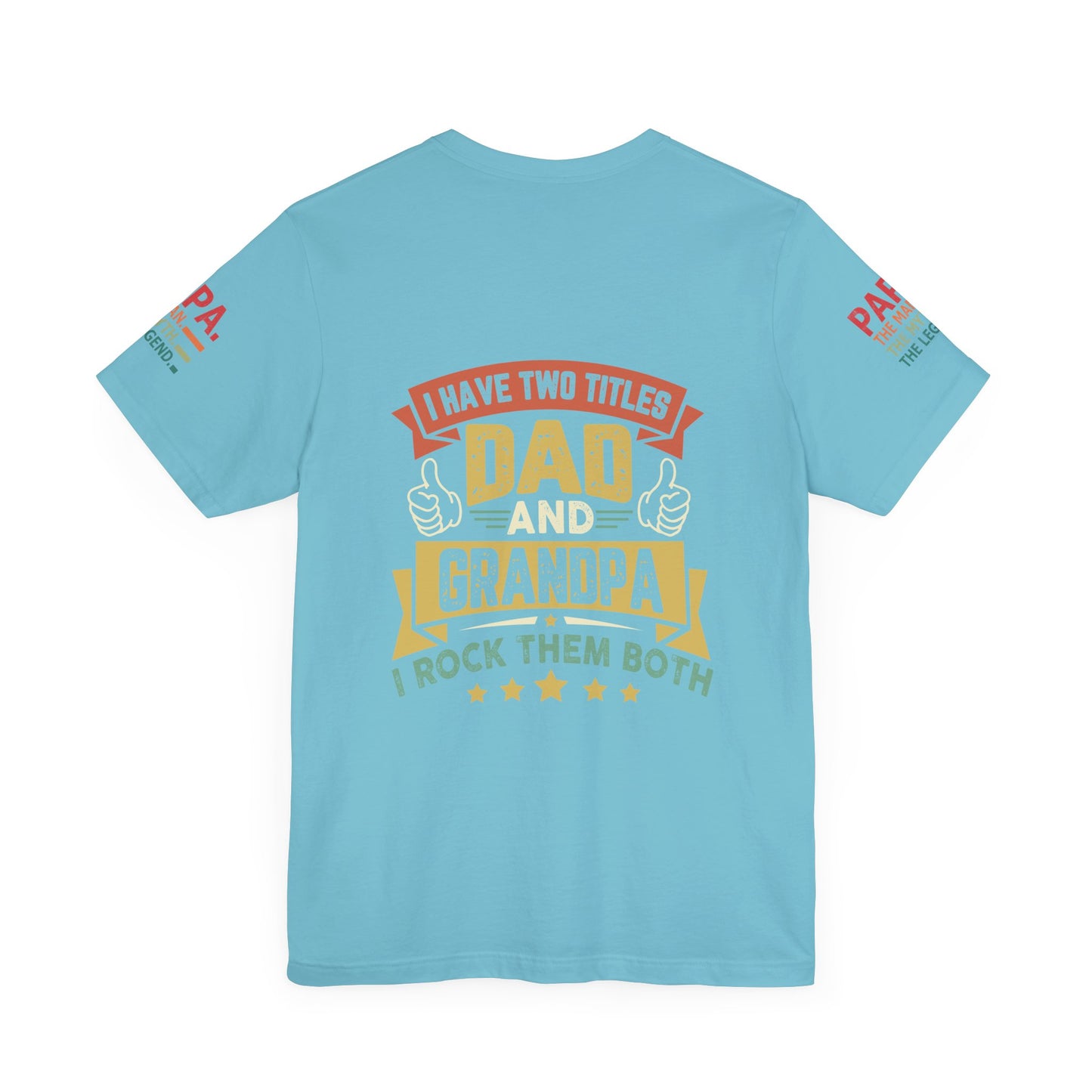Papa, Unisex Jersey Short Sleeve Tee (Sleeve design)
