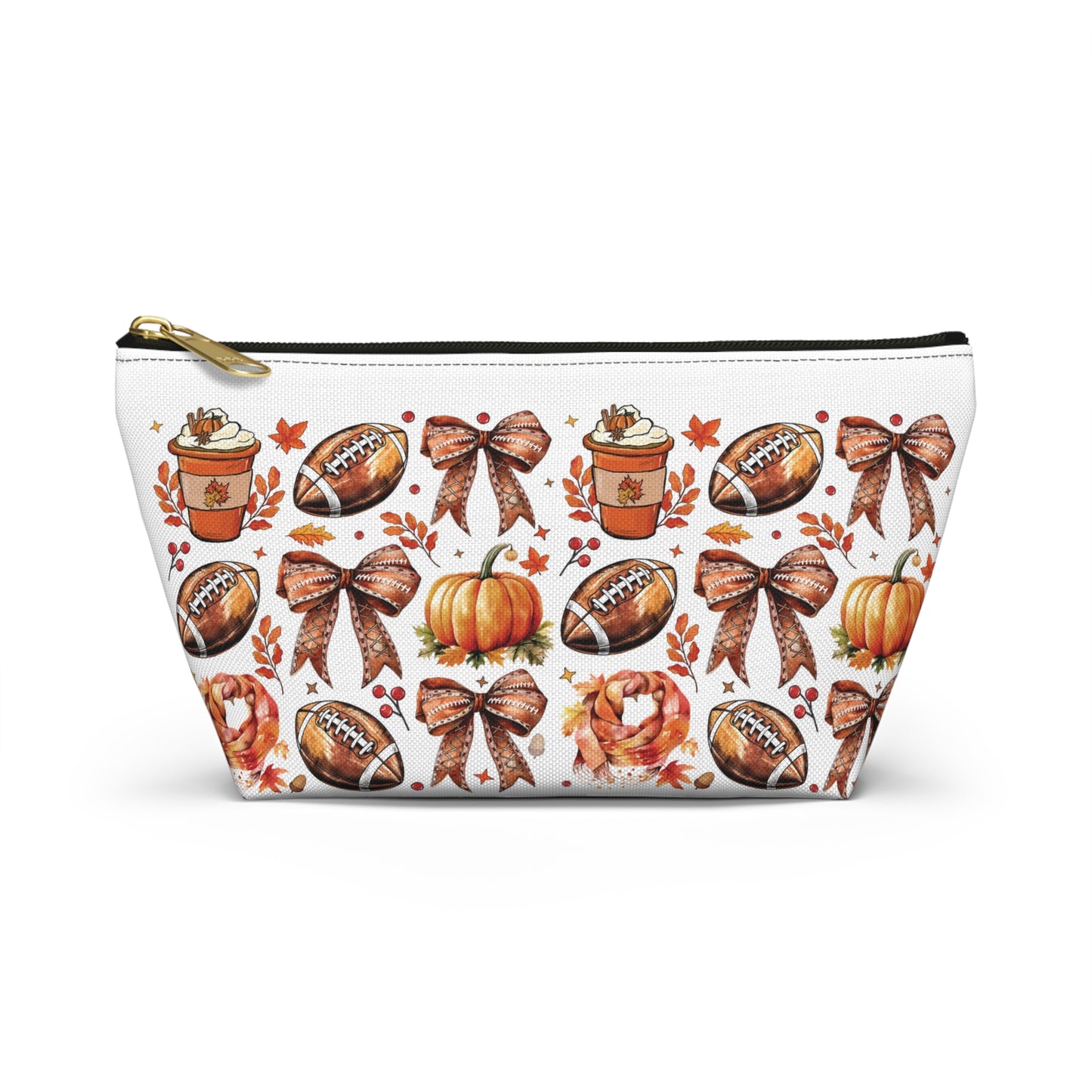 Football and bows, Accessory Pouch w T-bottoms