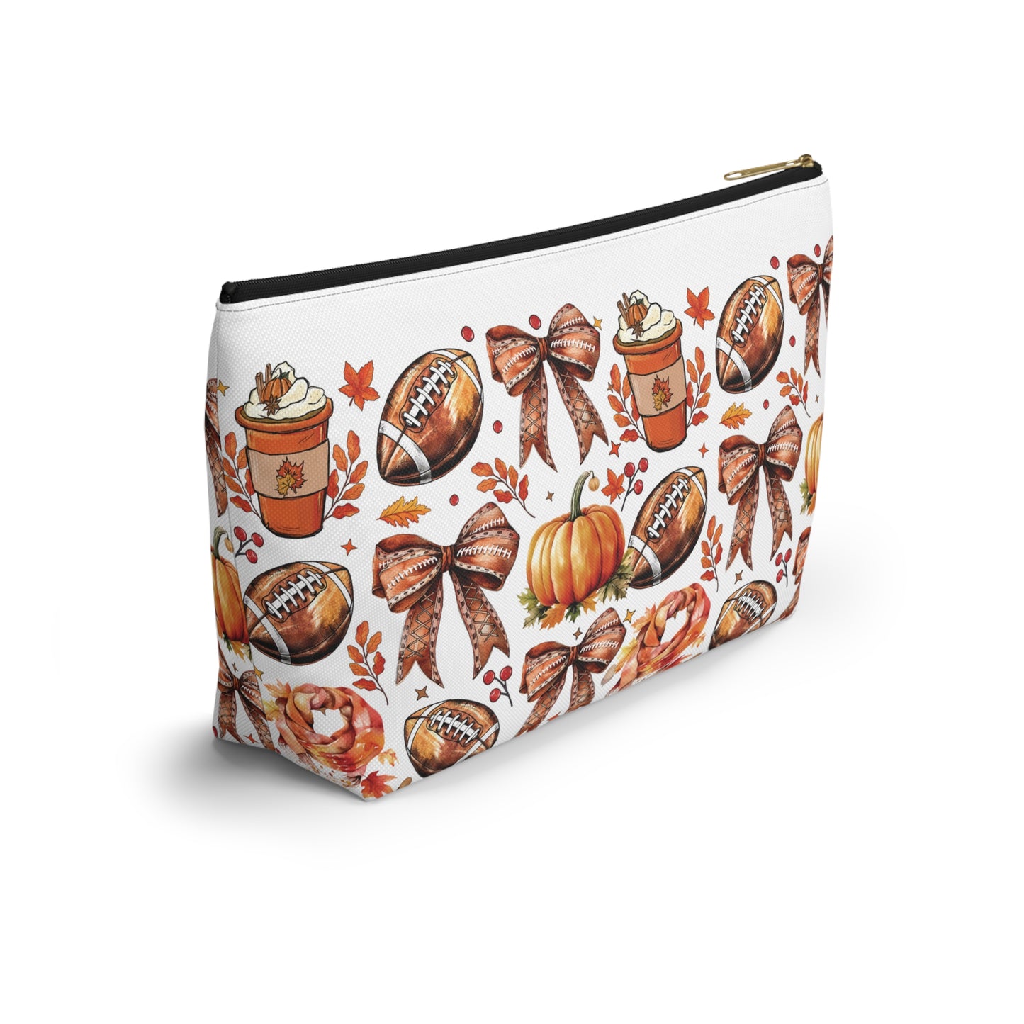 Football and bows, Accessory Pouch w T-bottoms