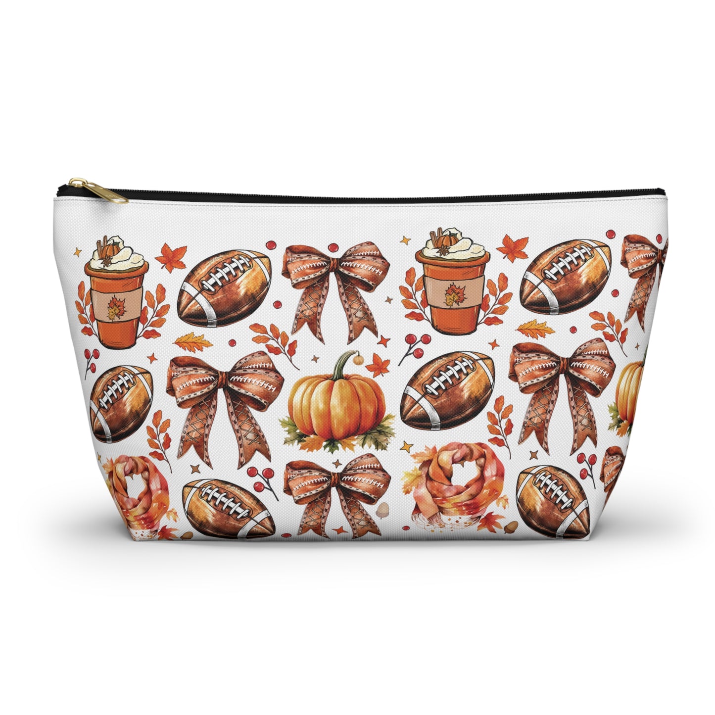 Football and bows, Accessory Pouch w T-bottoms