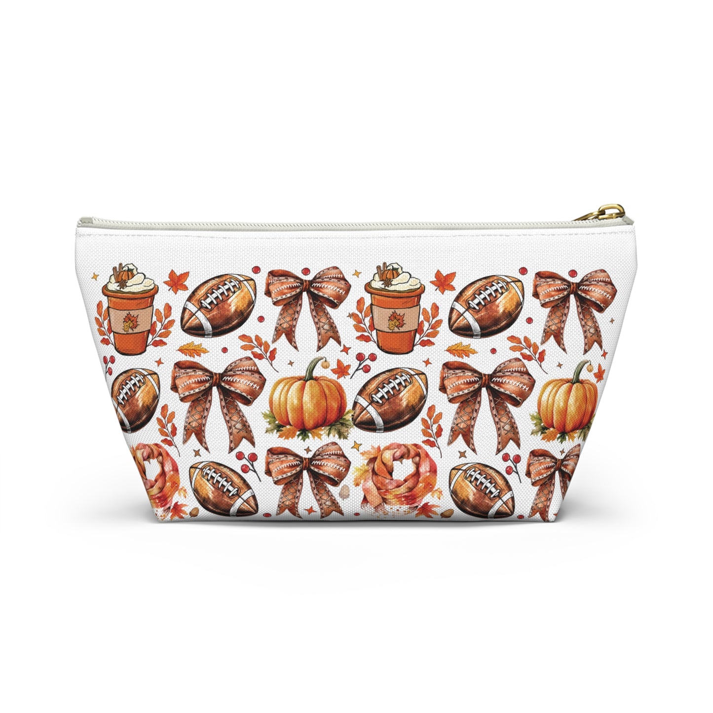 Football and bows, Accessory Pouch w T-bottoms
