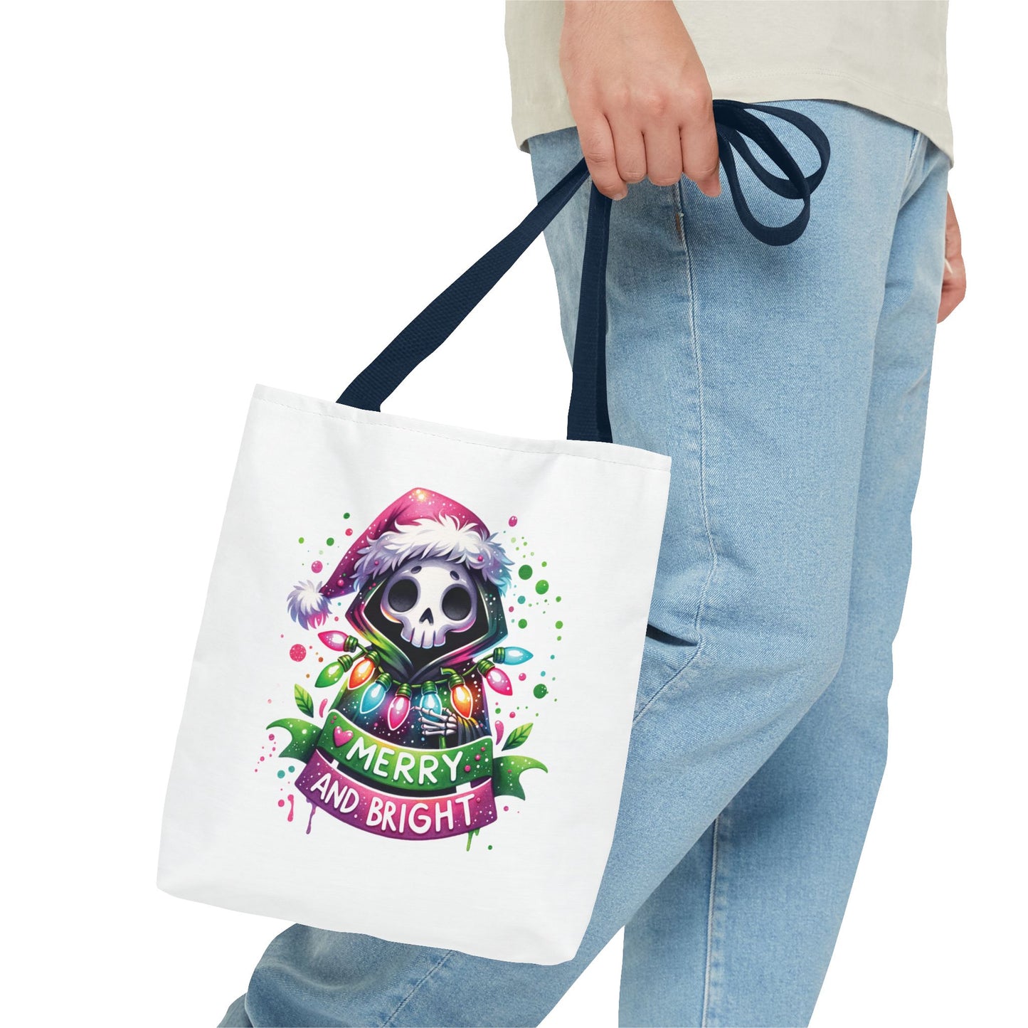 Merry and bright, Tote Bag (AOP)