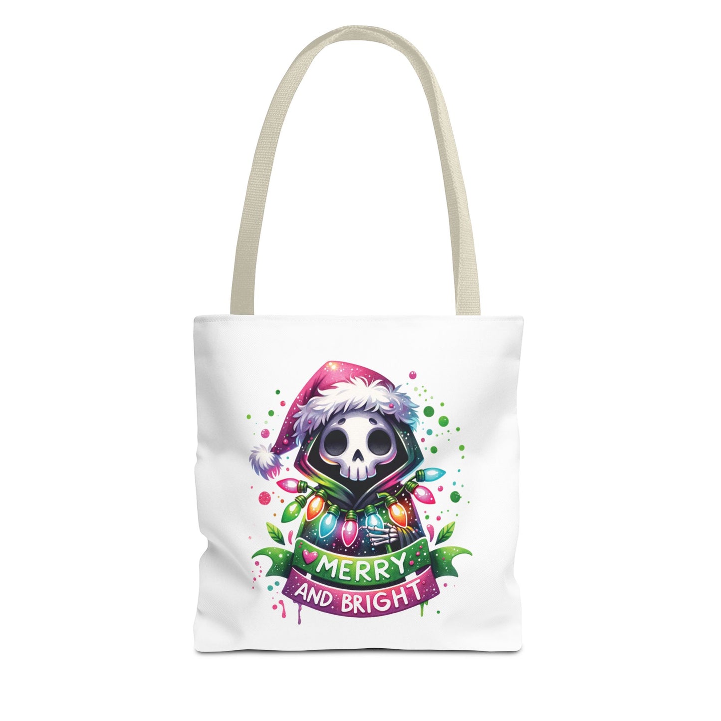 Merry and bright, Tote Bag (AOP)