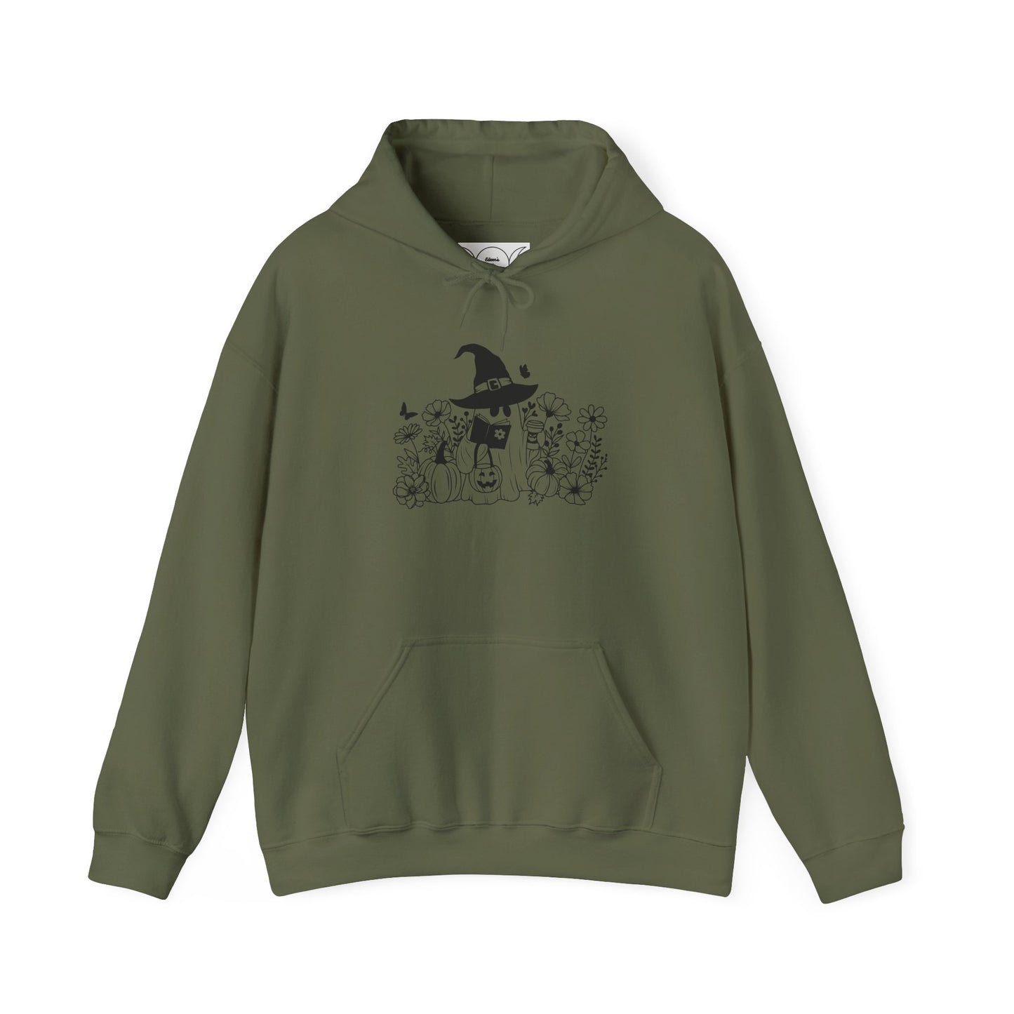 Cozy boo reader , Unisex Heavy Blend™ Hooded Sweatshirt (no side arm design)
