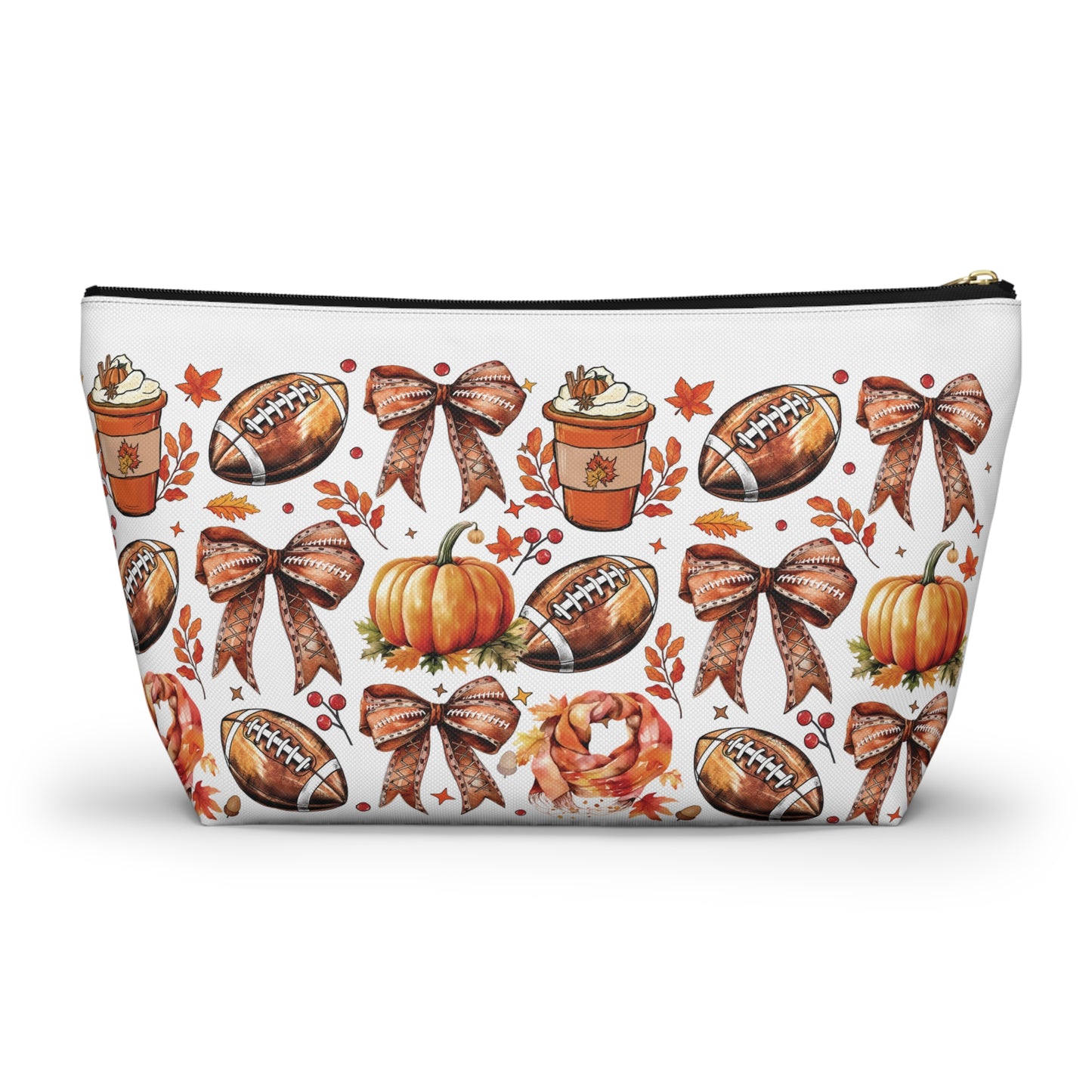 Football and bows, Accessory Pouch w T-bottoms