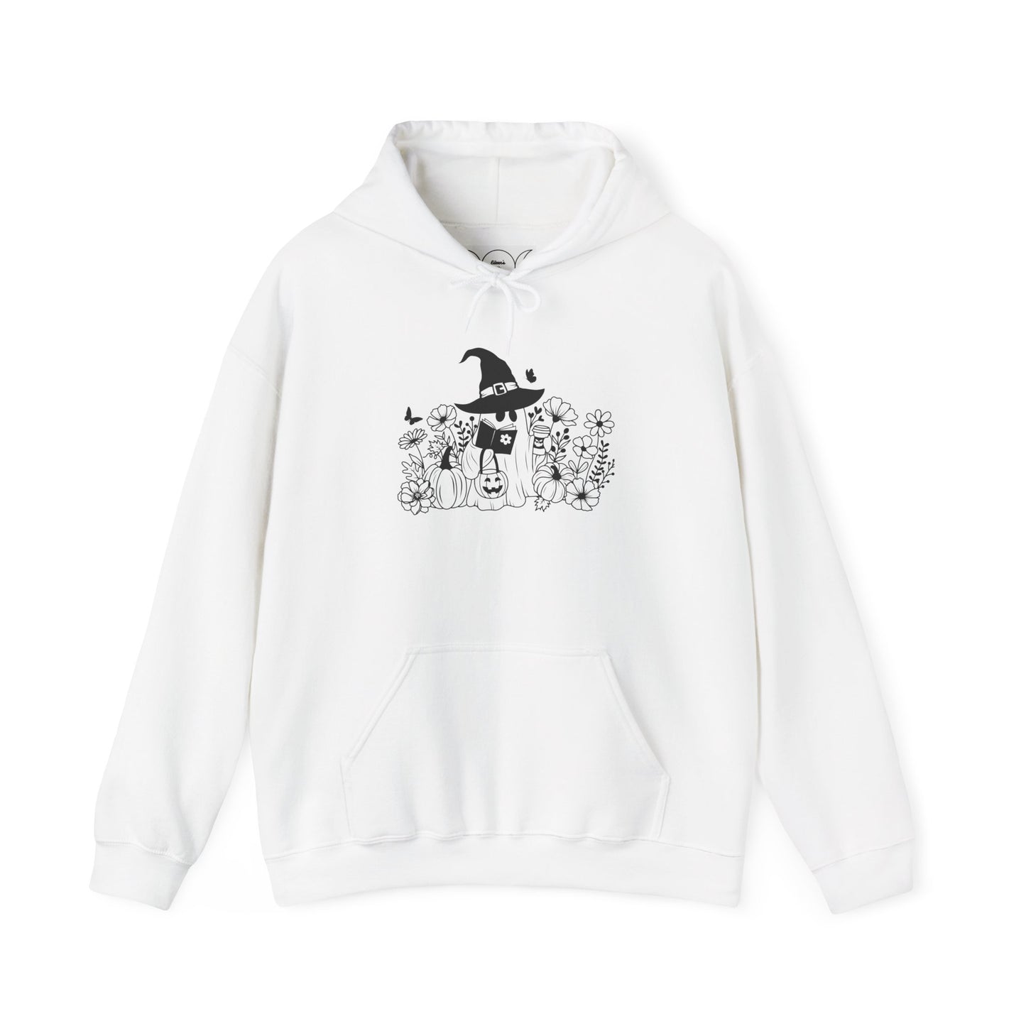 Cozy boo reader , Unisex Heavy Blend™ Hooded Sweatshirt (no side arm design)