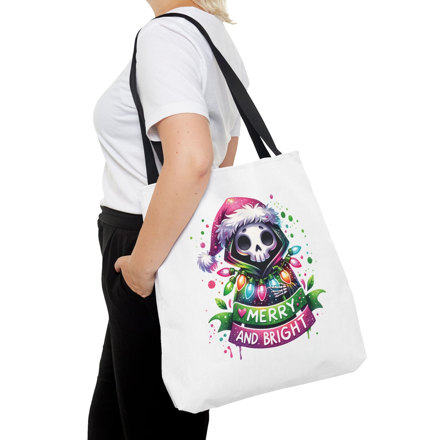 Merry and bright, Tote Bag (AOP)