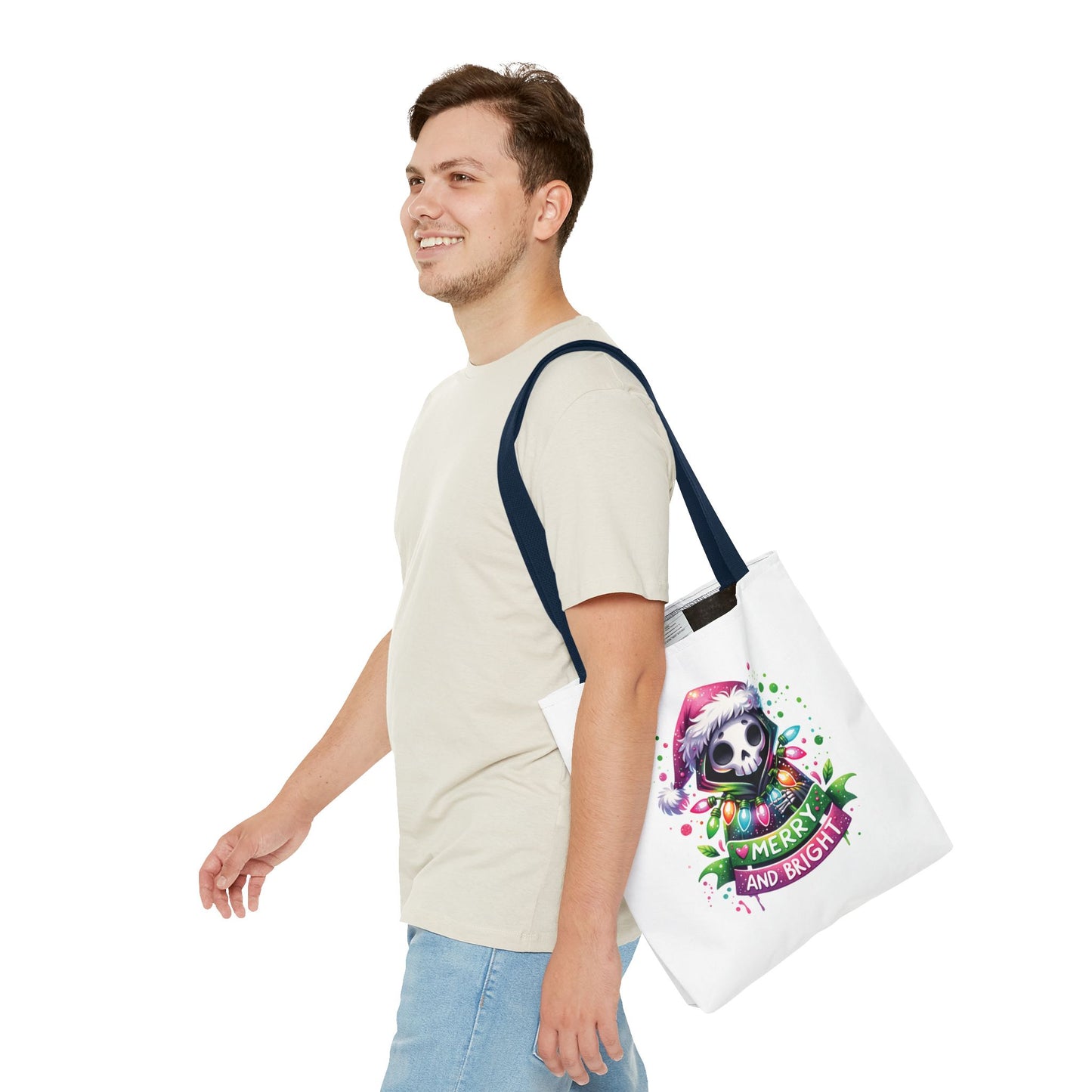 Merry and bright, Tote Bag (AOP)