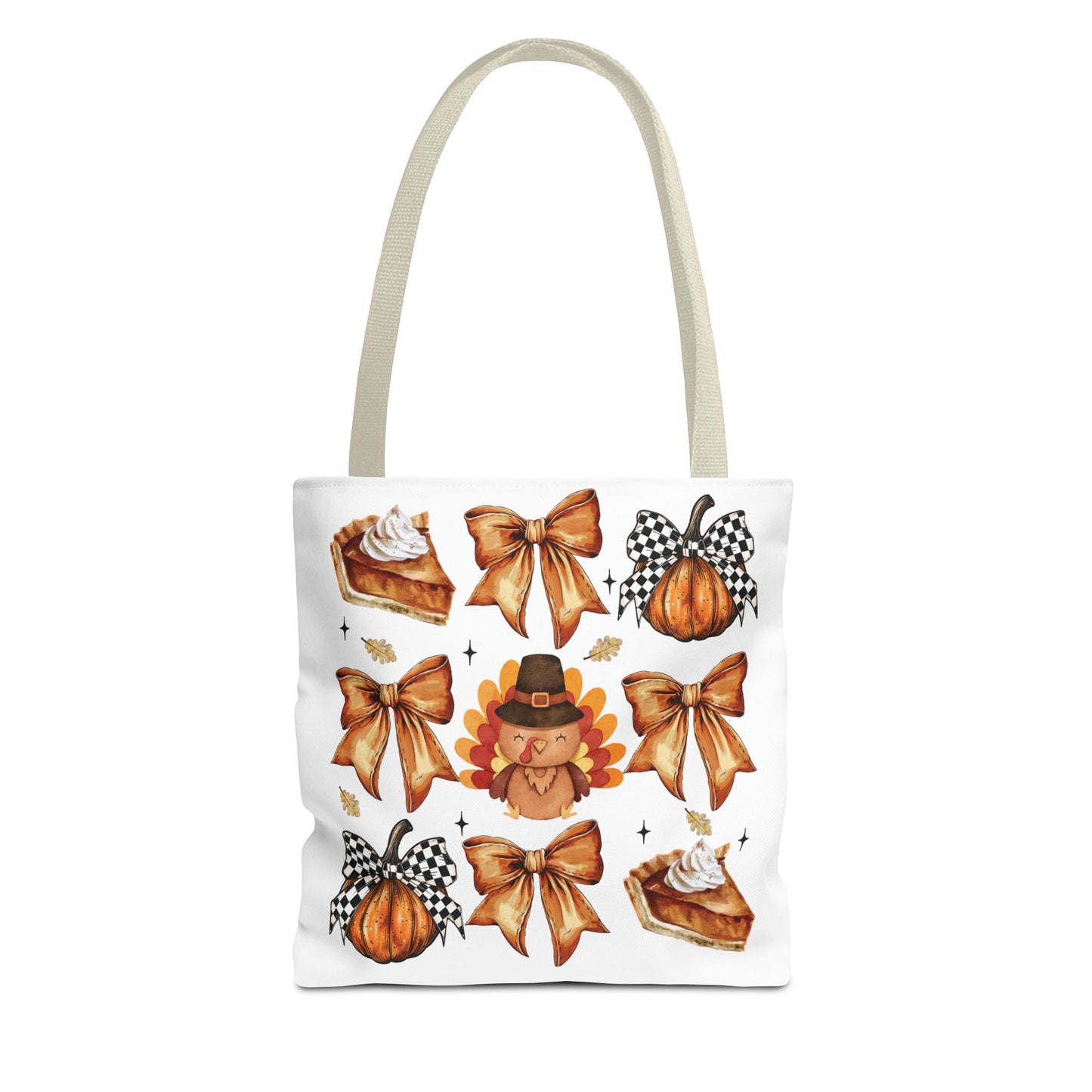Thanksgiving and bows, Tote Bag (AOP)