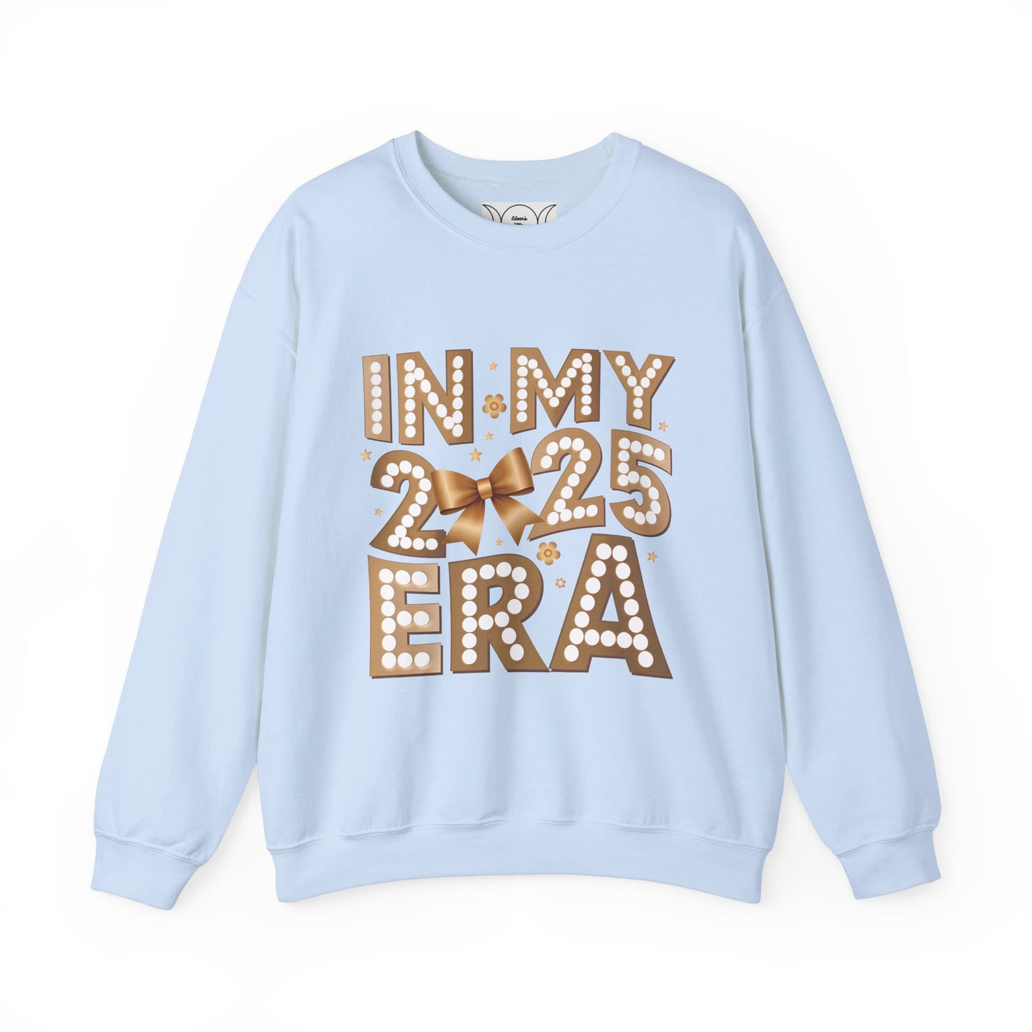 In 2025 era, Unisex Heavy Blend™ Crewneck Sweatshirt (sleeve design)