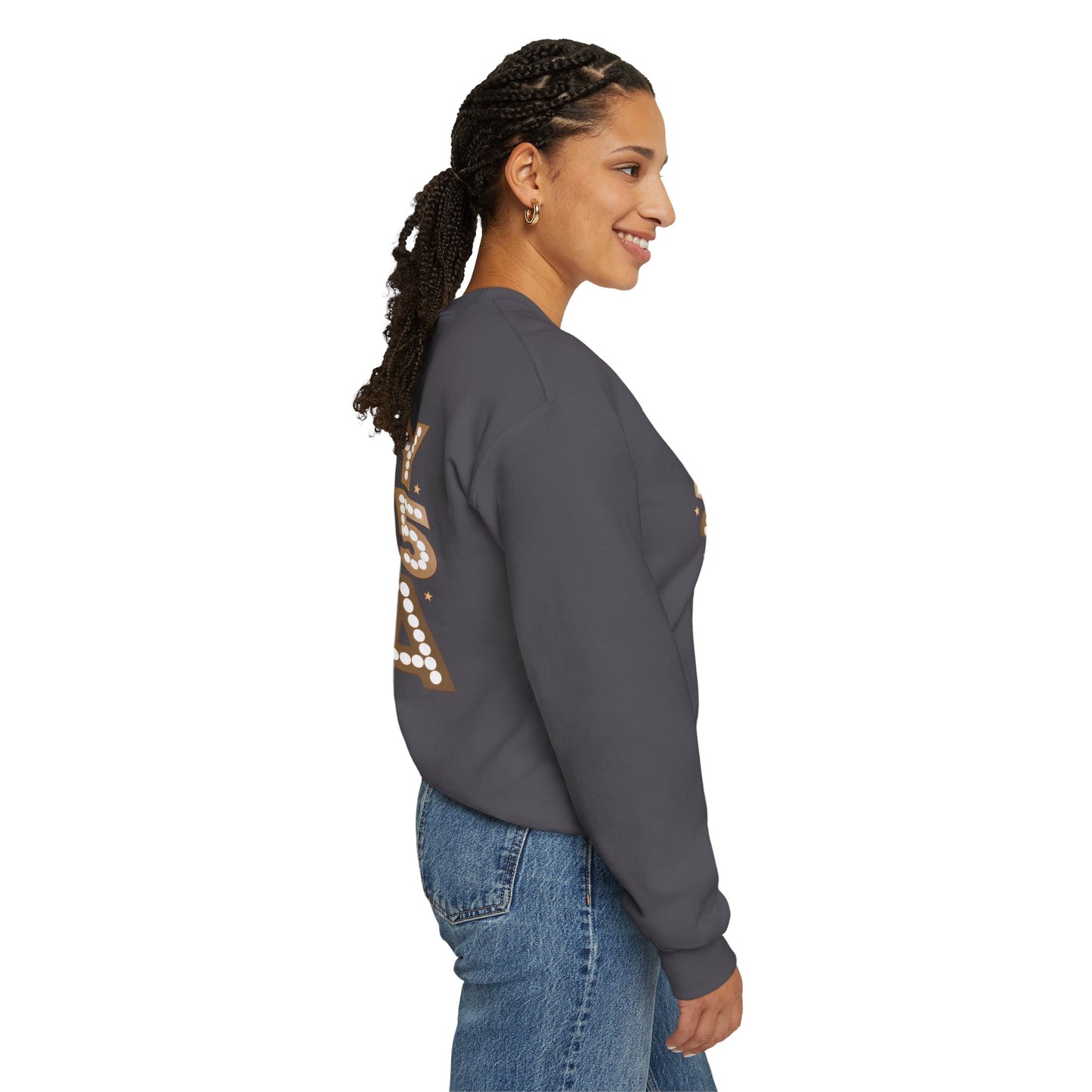 In 2025 era, Unisex Heavy Blend™ Crewneck Sweatshirt (sleeve design)