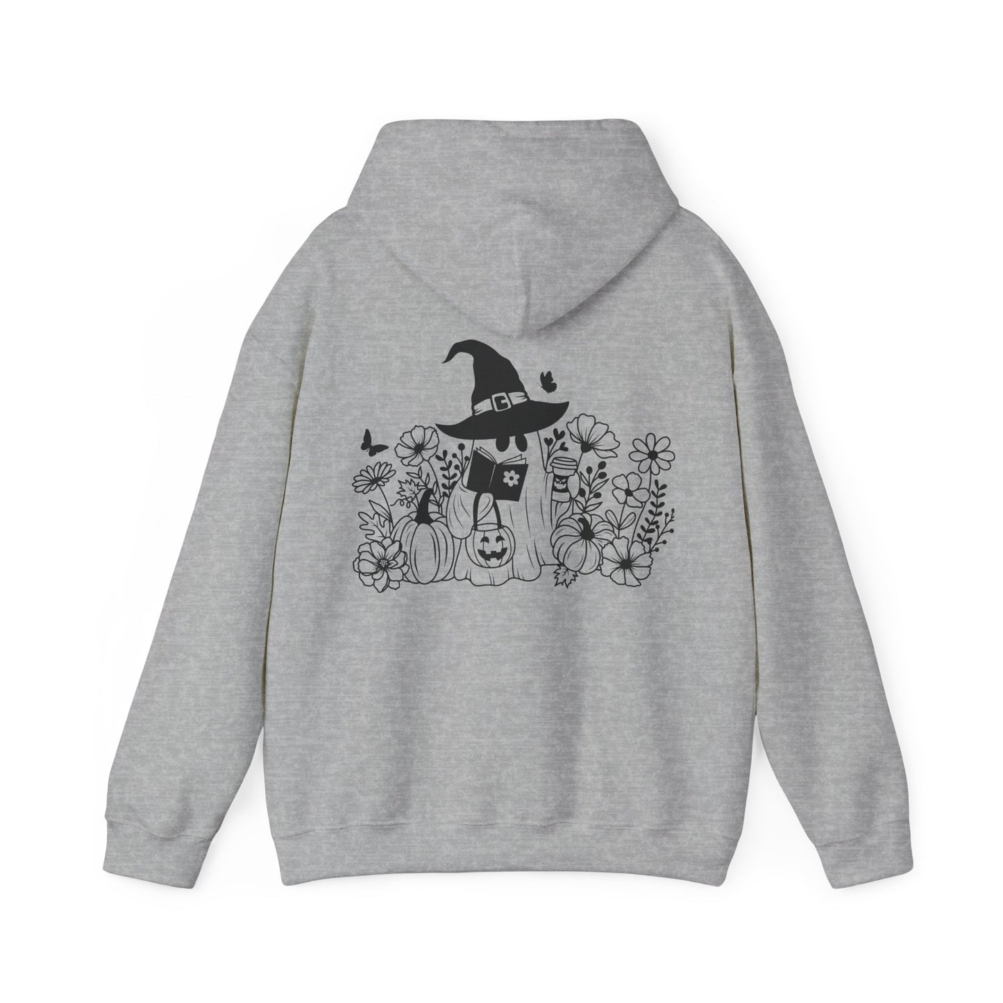 Cozy boo reader , Unisex Heavy Blend™ Hooded Sweatshirt (no side arm design)