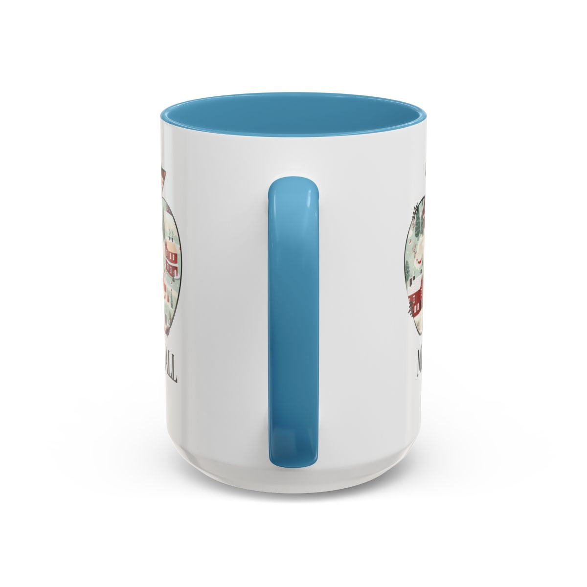 Personalized A-Z teacher’s gift, Accent Coffee Mug (11, 15oz)