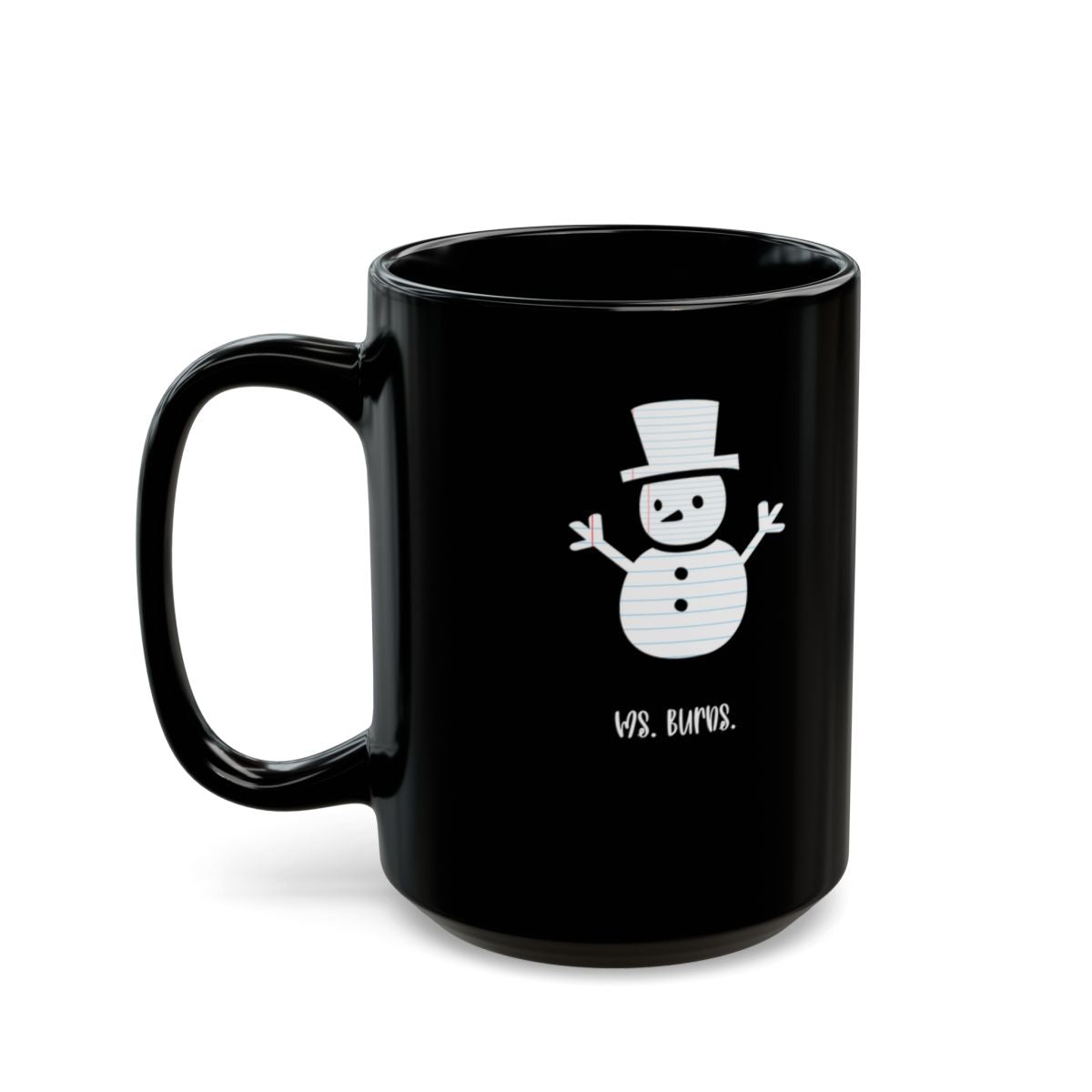 Personalized teachers gift, Black Mug (11oz, 15oz)