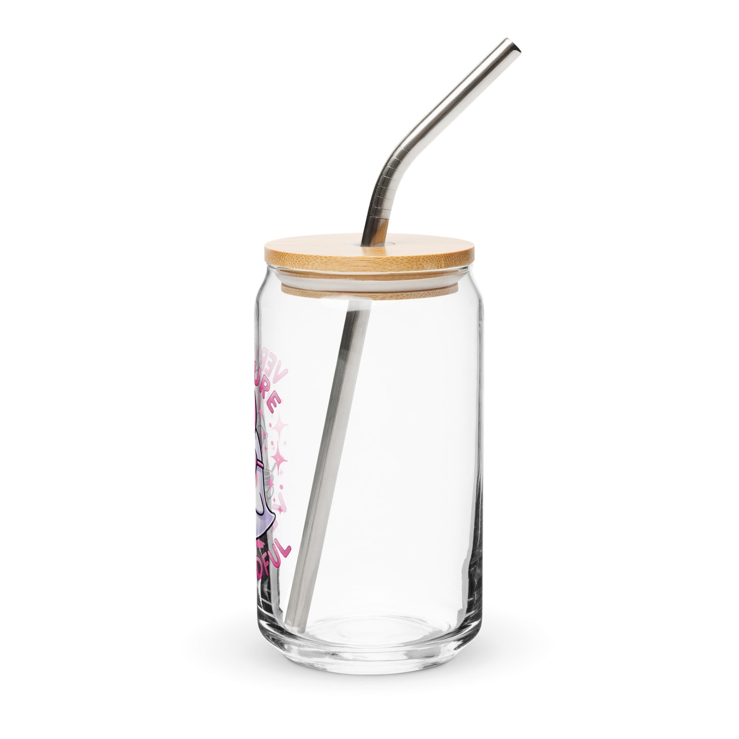 Very demure, Can-shaped glass
