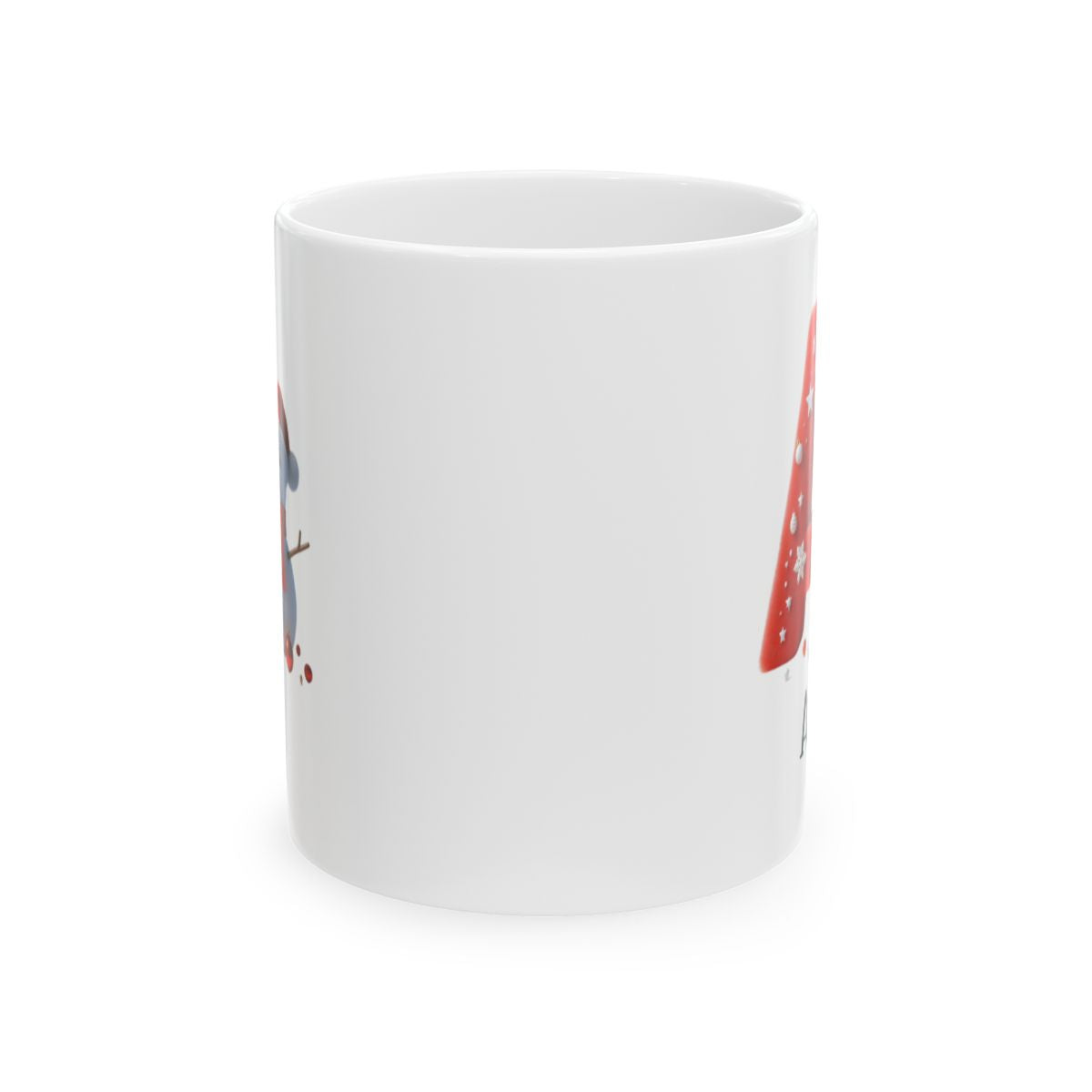 A- Z personalized snowman Ceramic Mug, (11oz, 15oz)