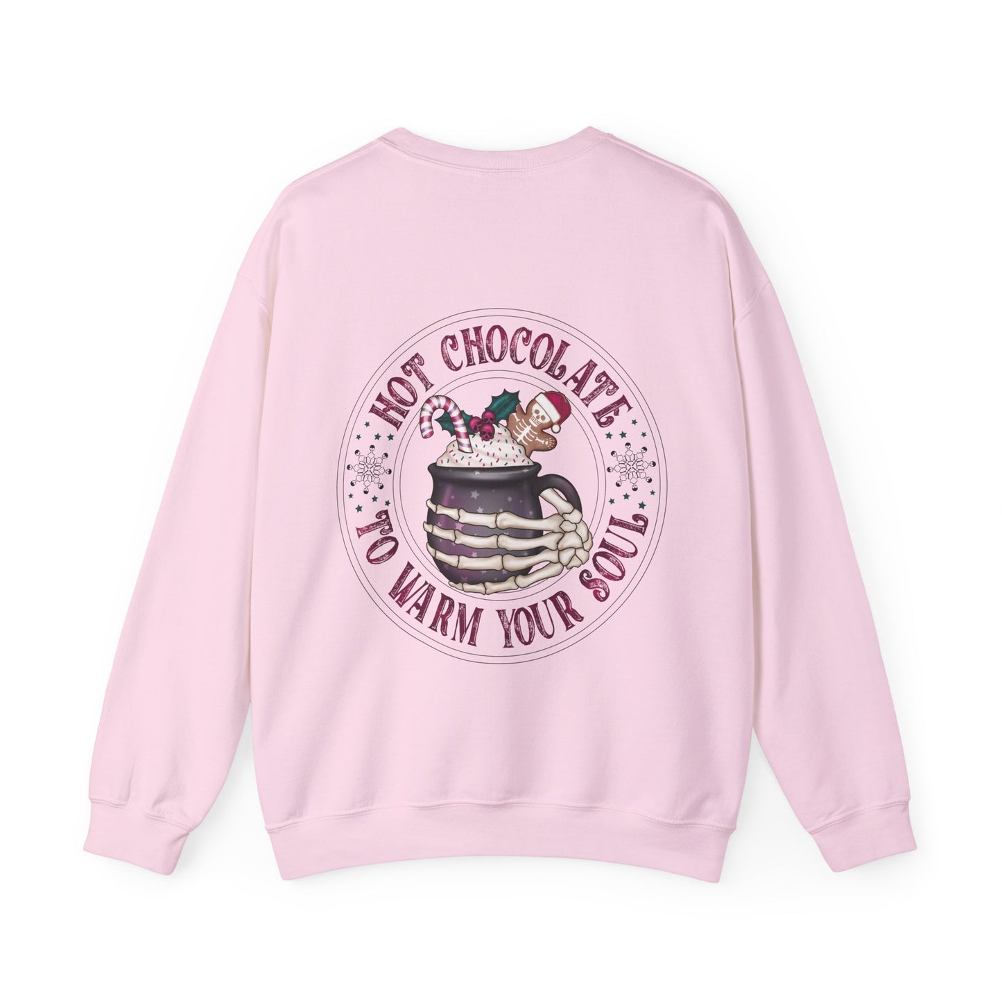 Hot chocolate to warm up my soul, ™ Crewneck Sweatshirt ( no sleeve design )