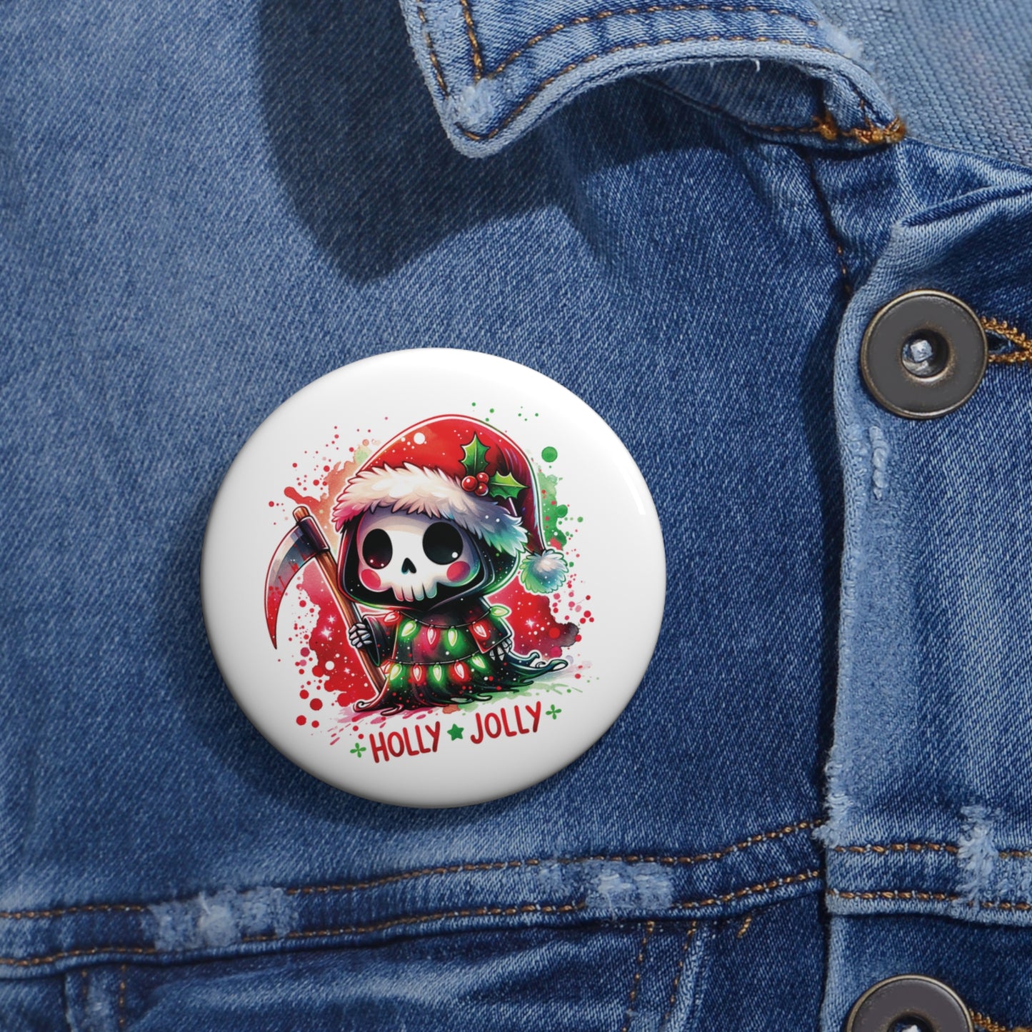 Holly jolly, Pin Buttons