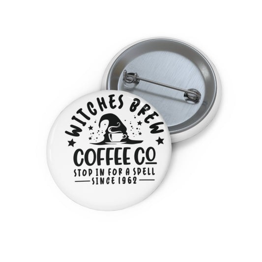 Witch’s brew, Custom Pin Buttons