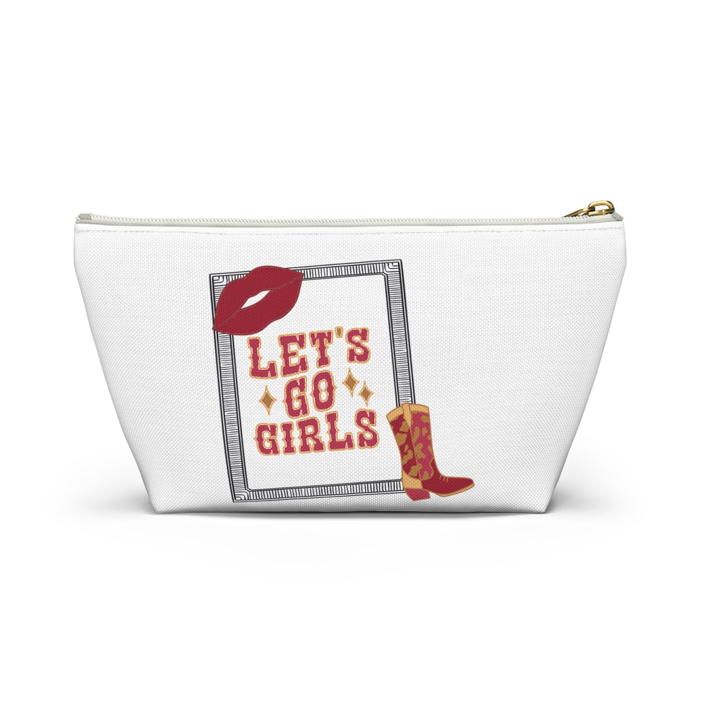 Let’s go girls, Accessory Pouch w T-bottom