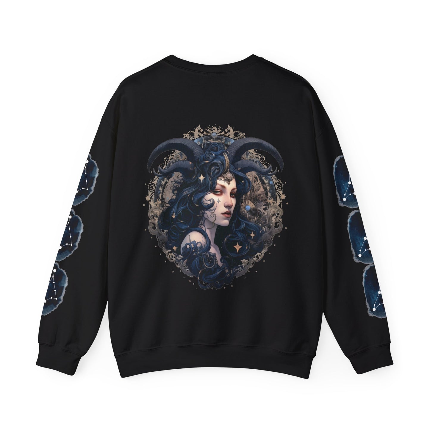 Capricorn , ™ Crewneck Sweatshirt ( side arm design)